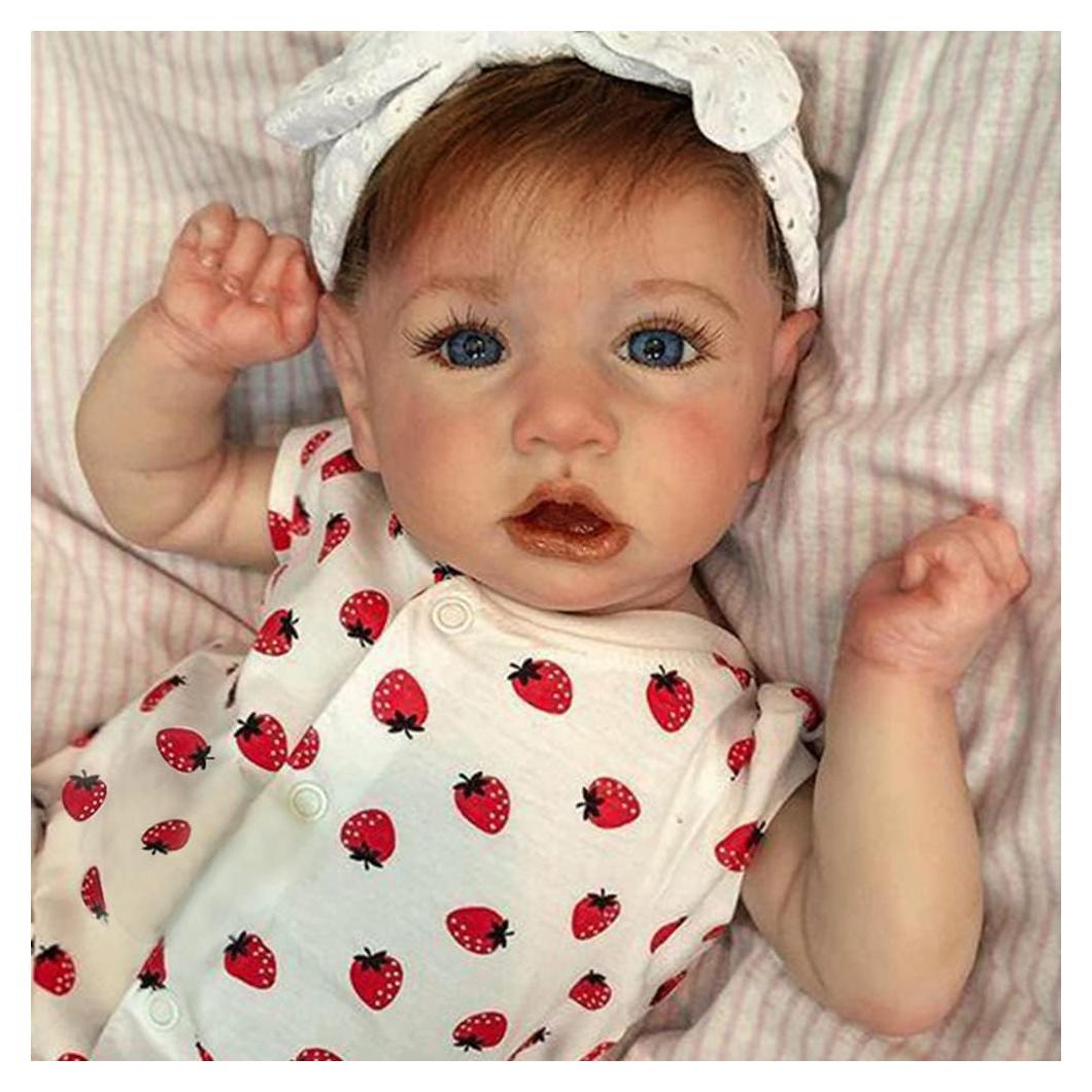 Muñeca Reborn KSBD 20" Realista con Accesorios para Niños 3+