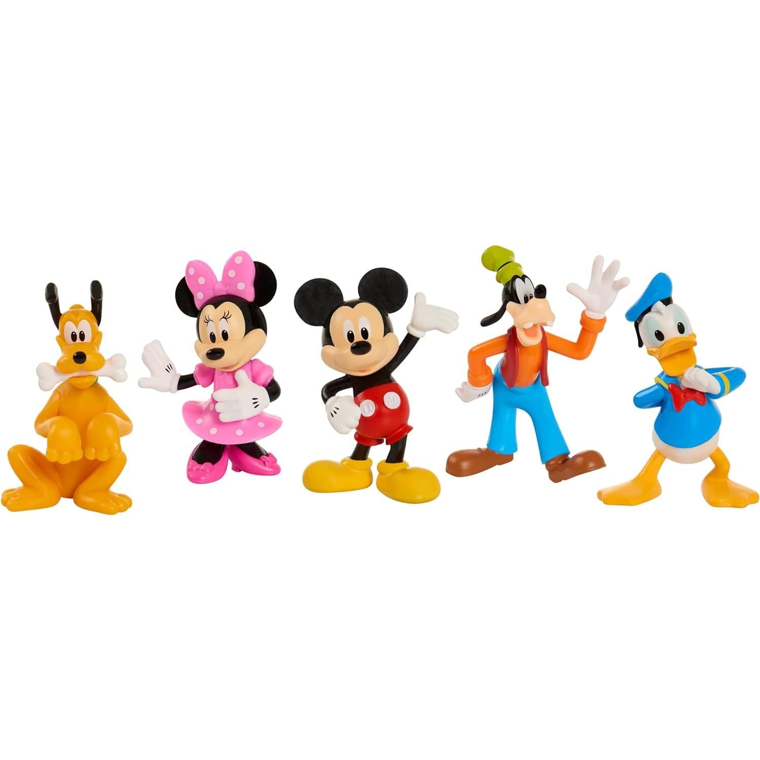 Conjunto de Figuras Coleccionables Mickey Mouse 5 Piezas Just Play