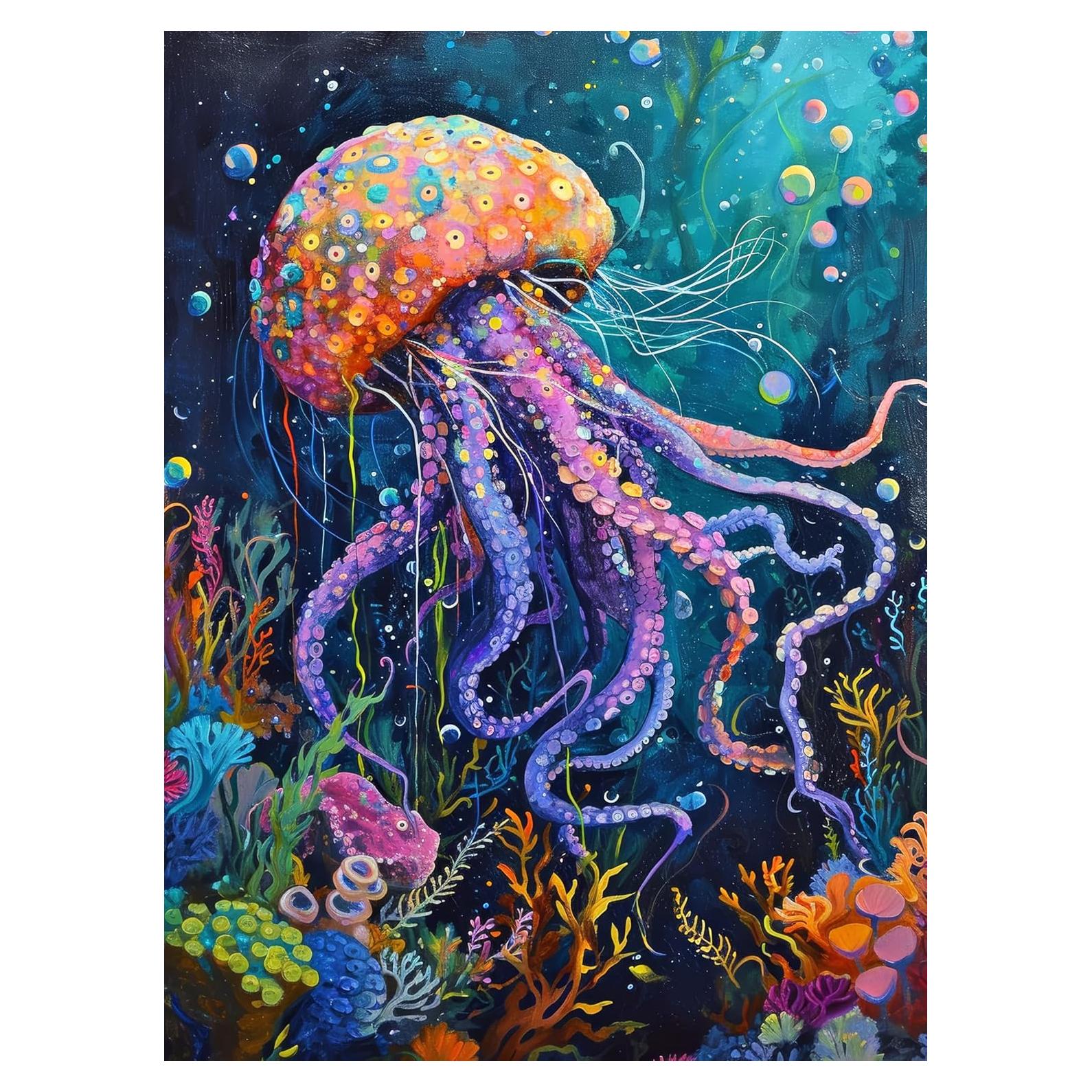 Rompecabezas 1000 Piezas Cross & Glory Opus del Océano Medusa