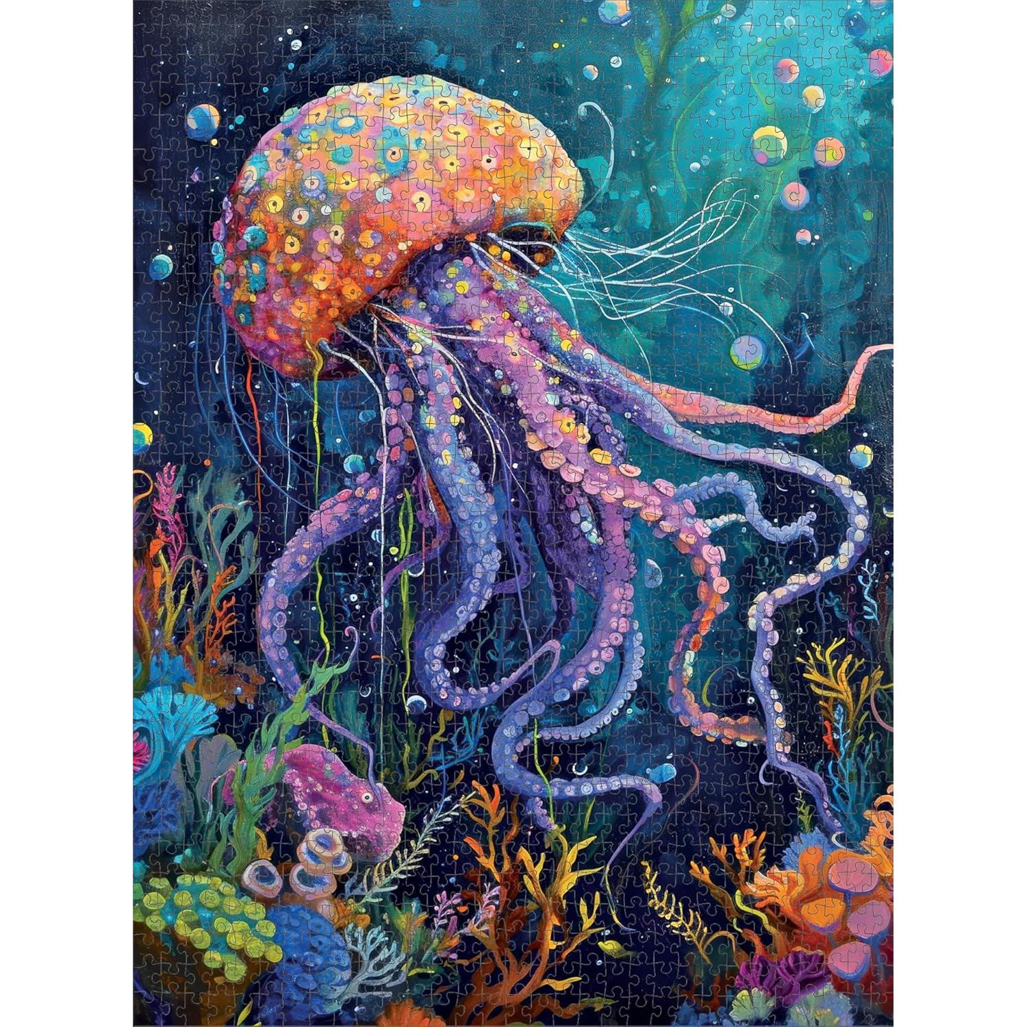 Rompecabezas 1000 Piezas Cross & Glory Opus del Océano Medusa