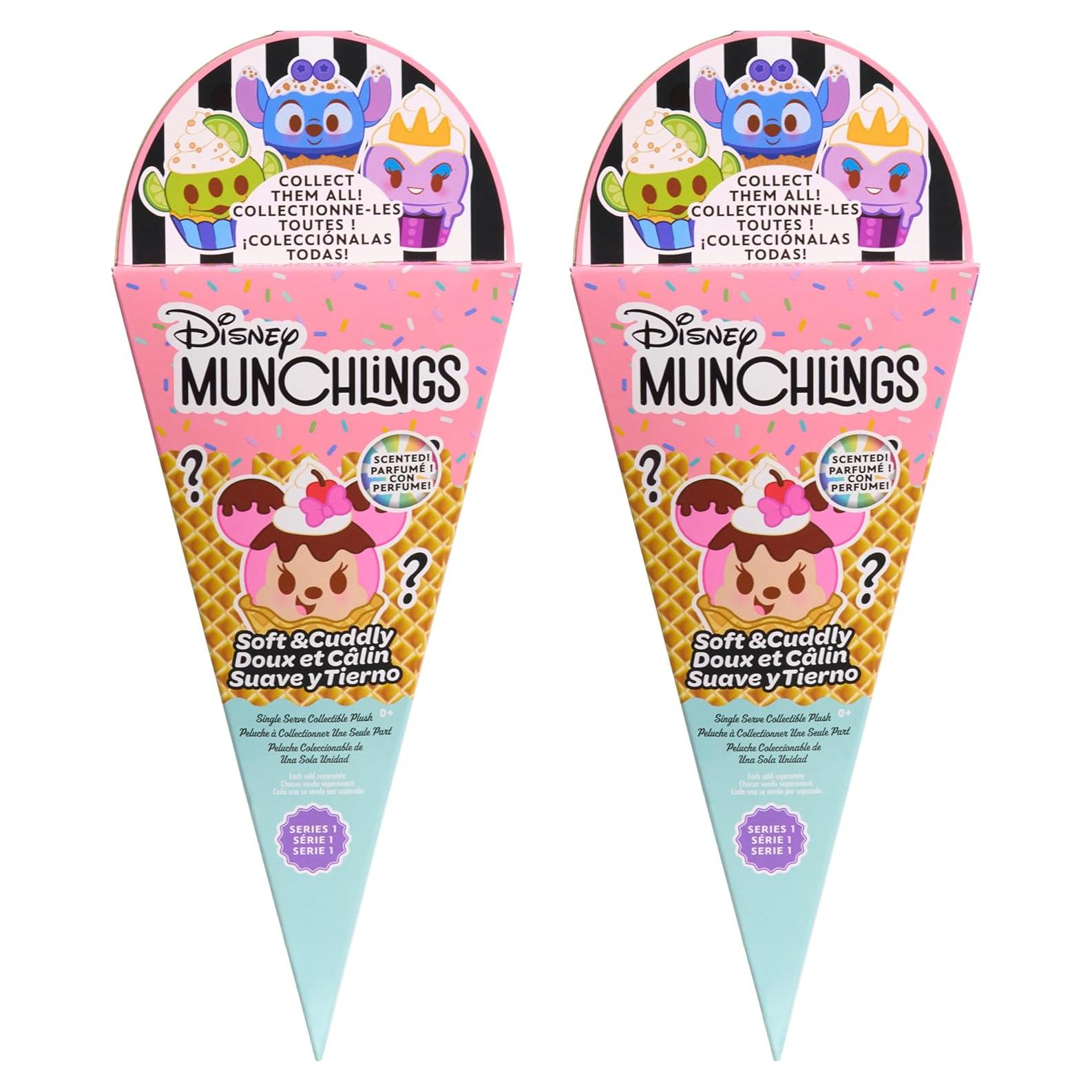 Paquete de 2 Peluches Disney Munchlings Just Play 11 cm