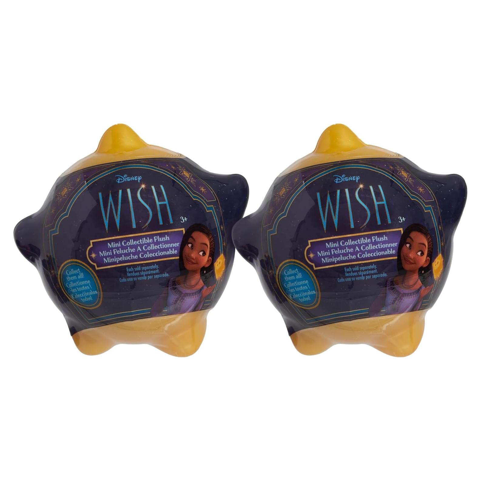 Peluche Mini Disney Wish Just Play 8,89 cm 2 Cápsulas