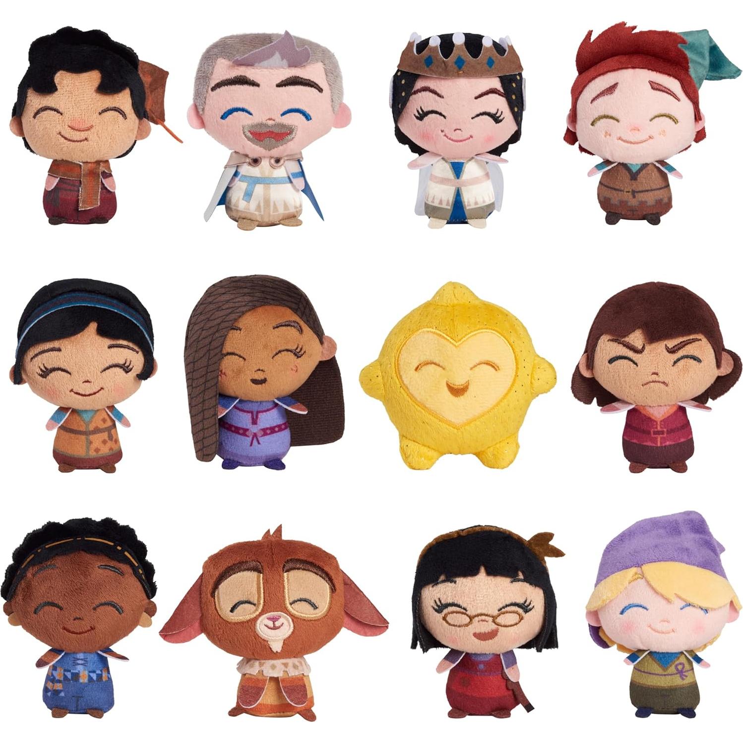 Peluche Mini Disney Wish Just Play 8,89 cm 2 Cápsulas