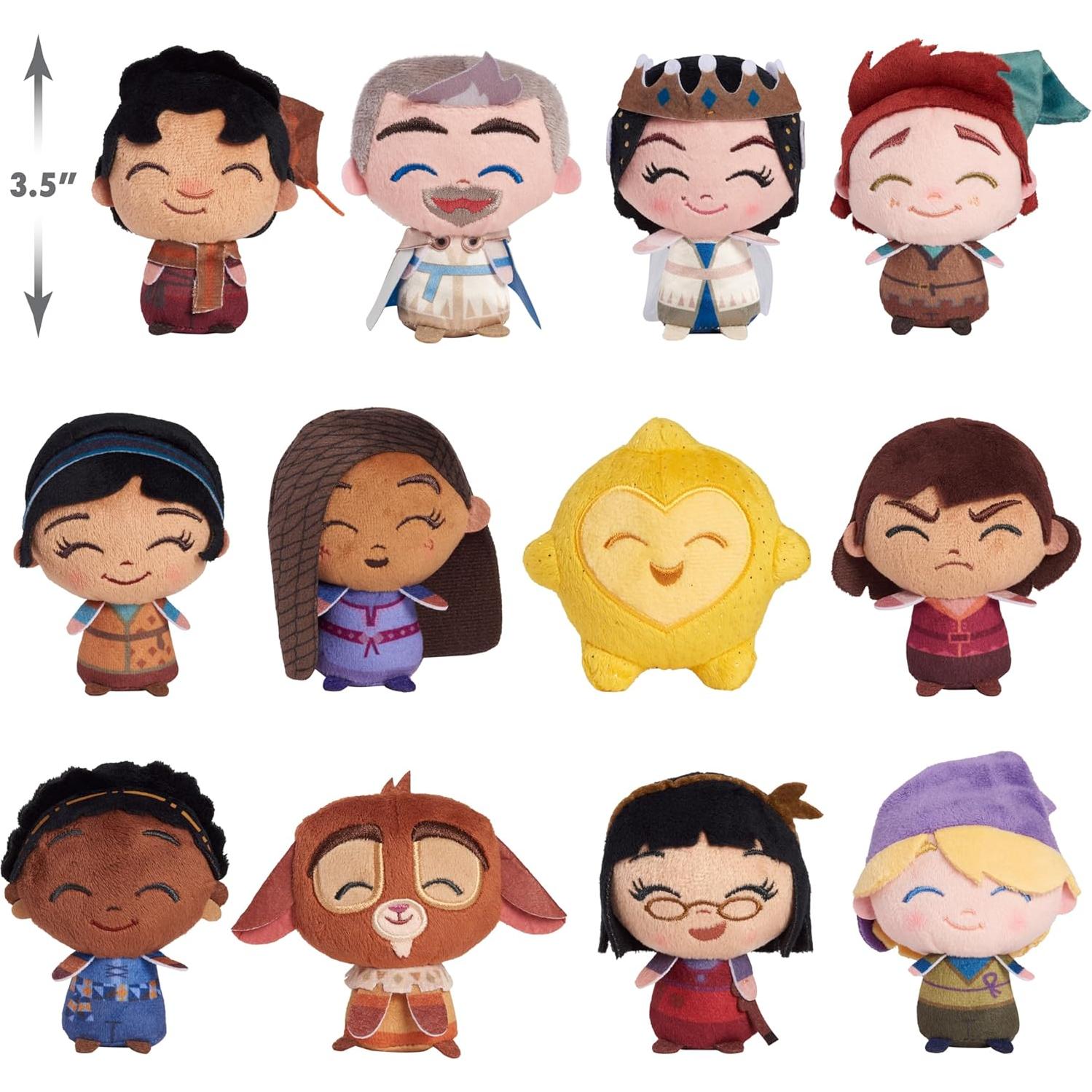 Peluche Mini Disney Wish Just Play 8,89 cm 2 Cápsulas