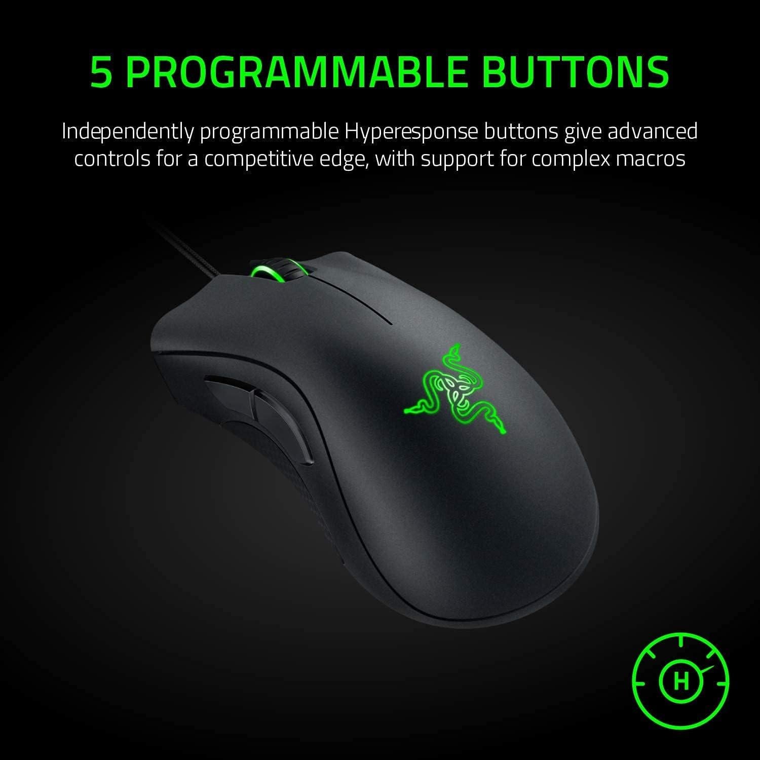 Razer DeathAdder Esencial Ratón Gaming 6400 DPI Negro