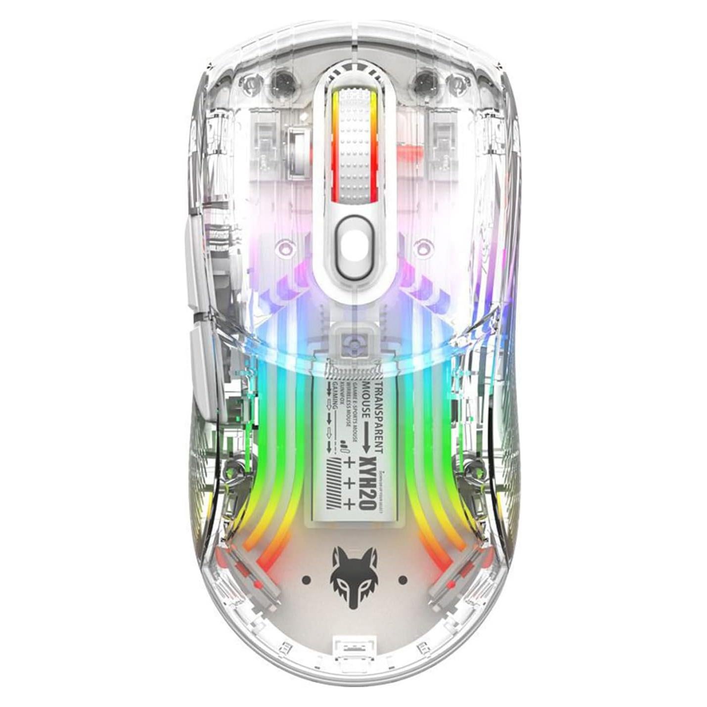 Ratón Inalámbrico Bluetooth Attoe RGB Mecánico para Juegos