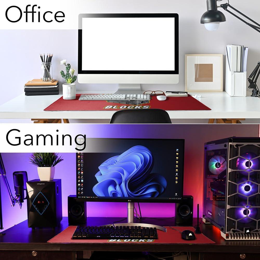 Alfombrilla de Ratón Grande Gráficos y Más 80x40 cm Antideslizante