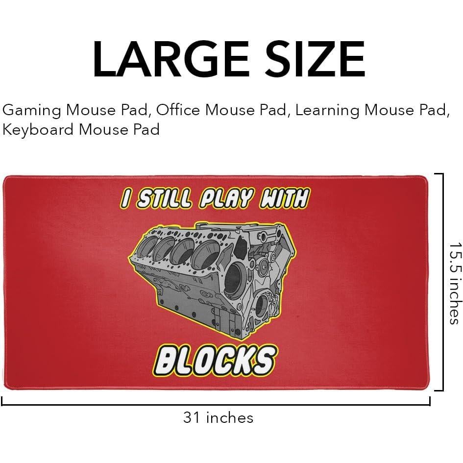 Alfombrilla de Ratón Grande Gráficos y Más 80x40 cm Antideslizante