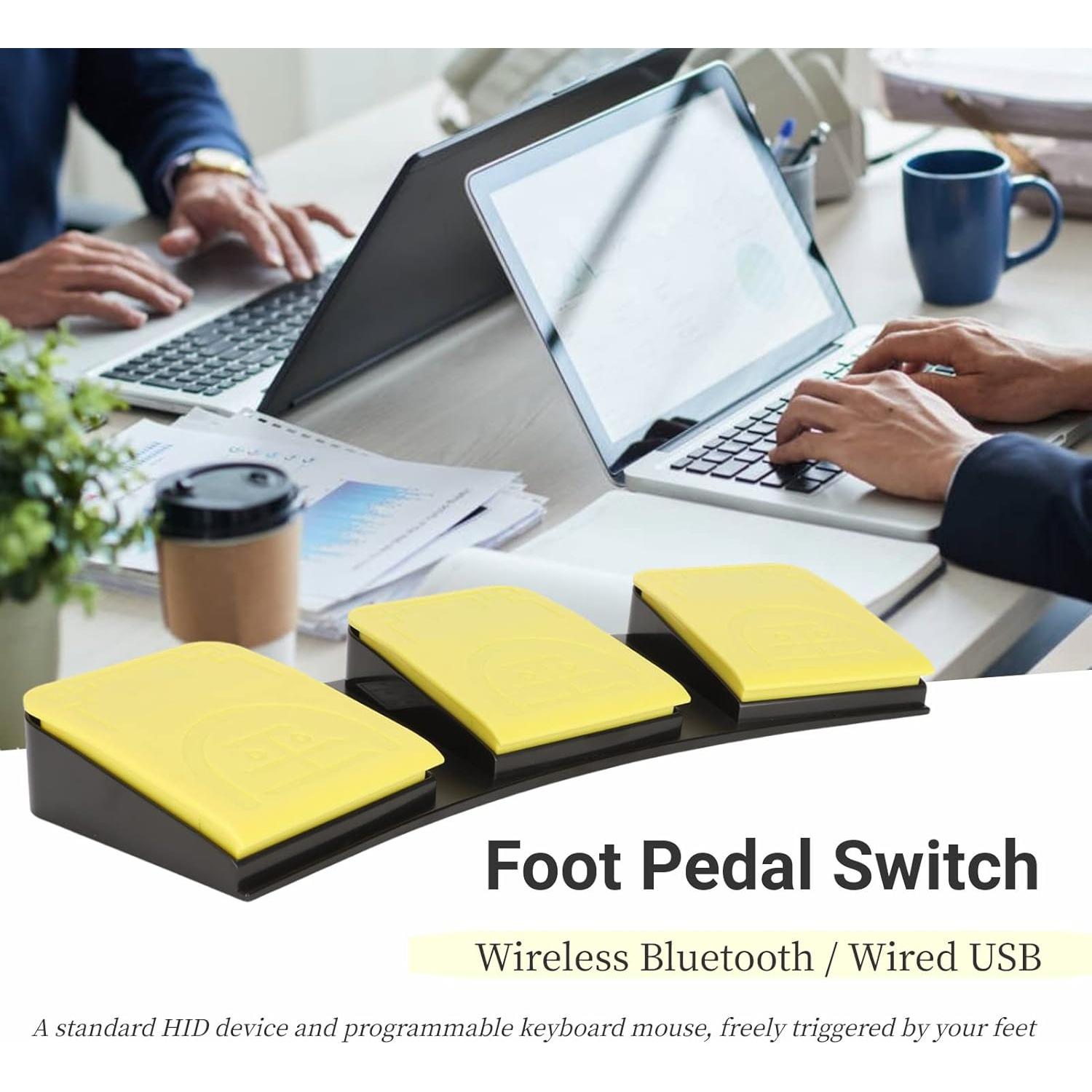 Pedal de Pie USB Genérico FS2020BT1 Programable Mecánico