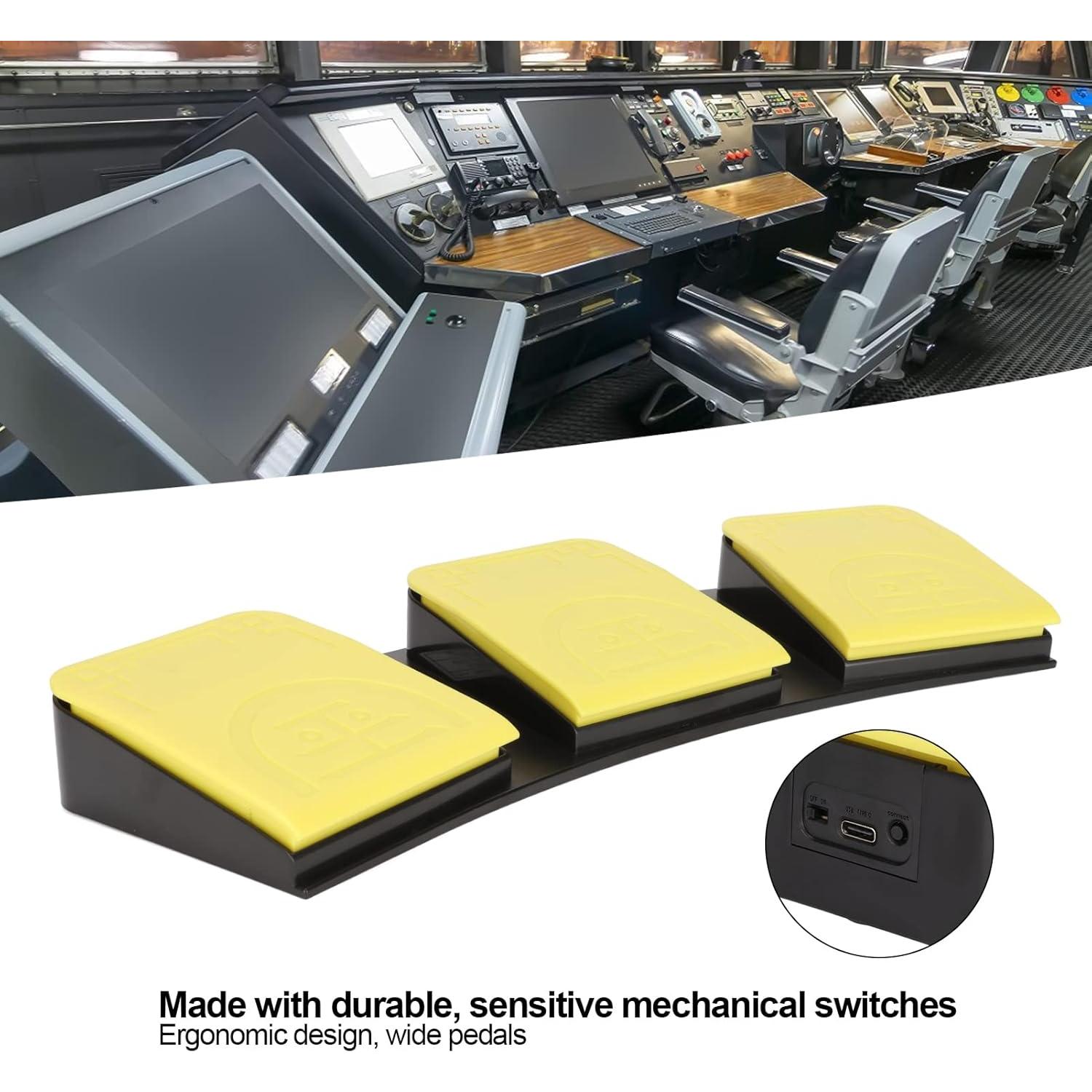 Pedal de Pie USB Genérico FS2020BT1 Programable Mecánico