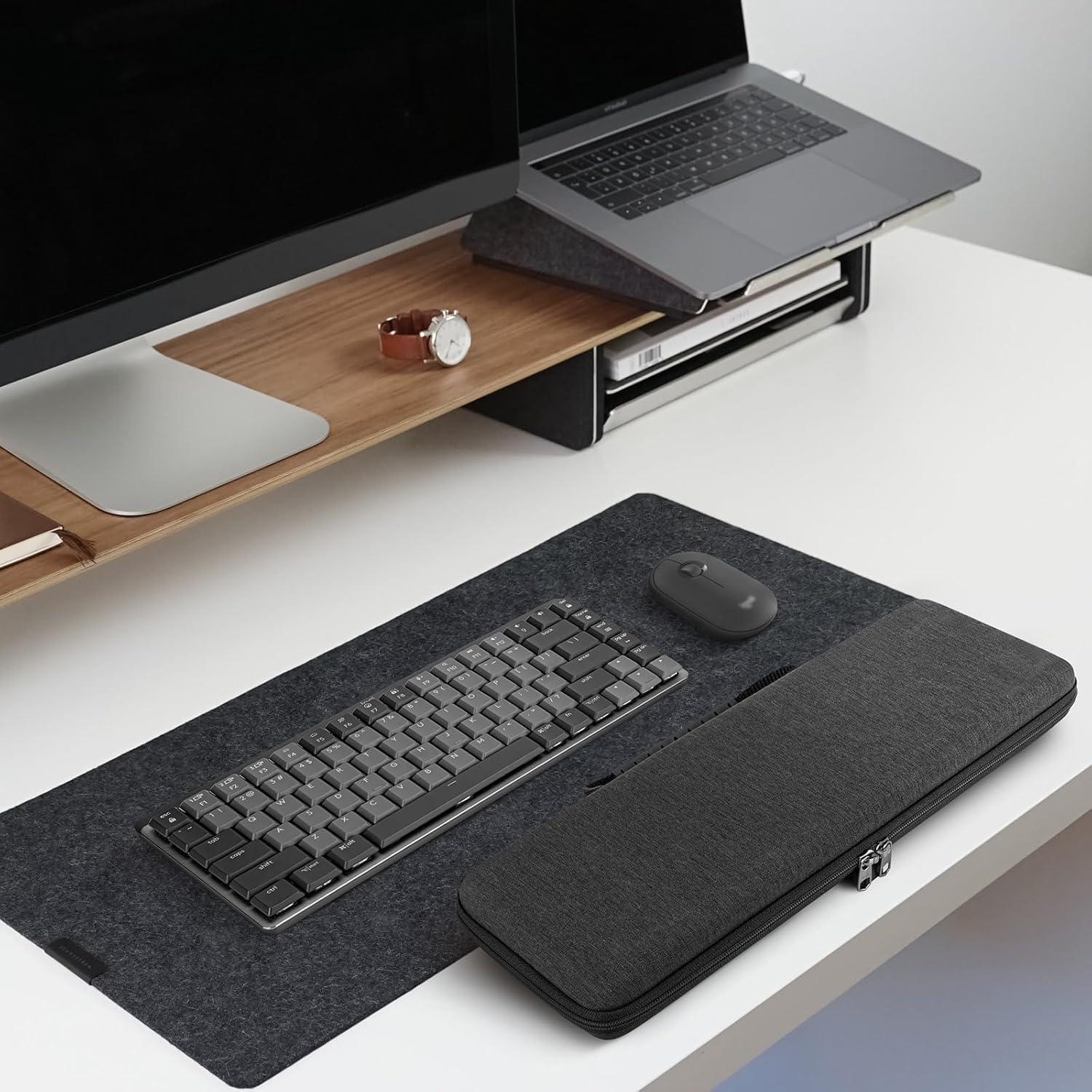 Funda para Teclado y Ratón GEEKRIA, Compatible con Logitech MX Mechanical Mini y Keychron K3