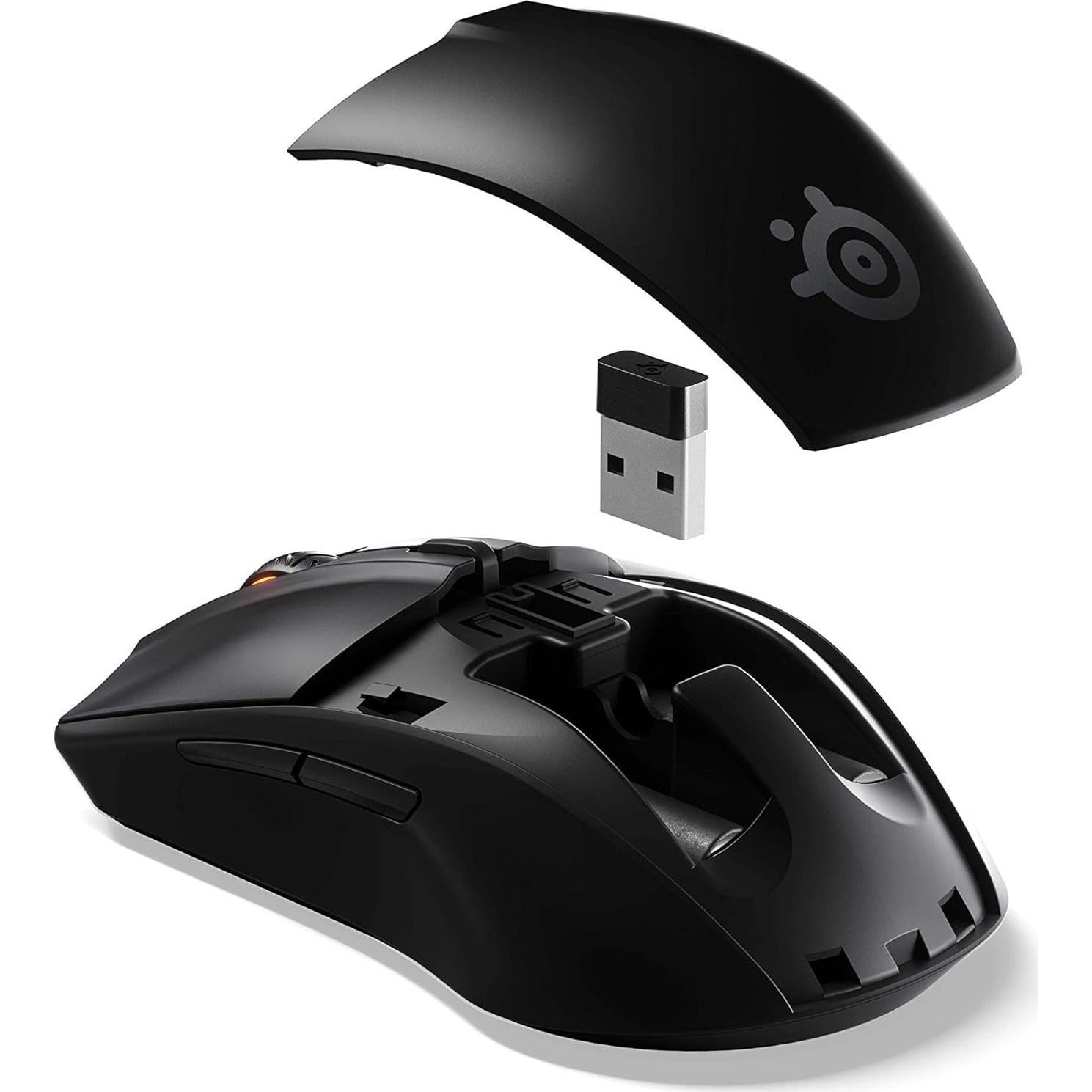 Ratón Gaming Inalámbrico SteelSeries Rival 3 - 400 Horas Batería - 2.4 GHz y Bluetooth 5.0 - Sensor Óptico 18,000 CPI