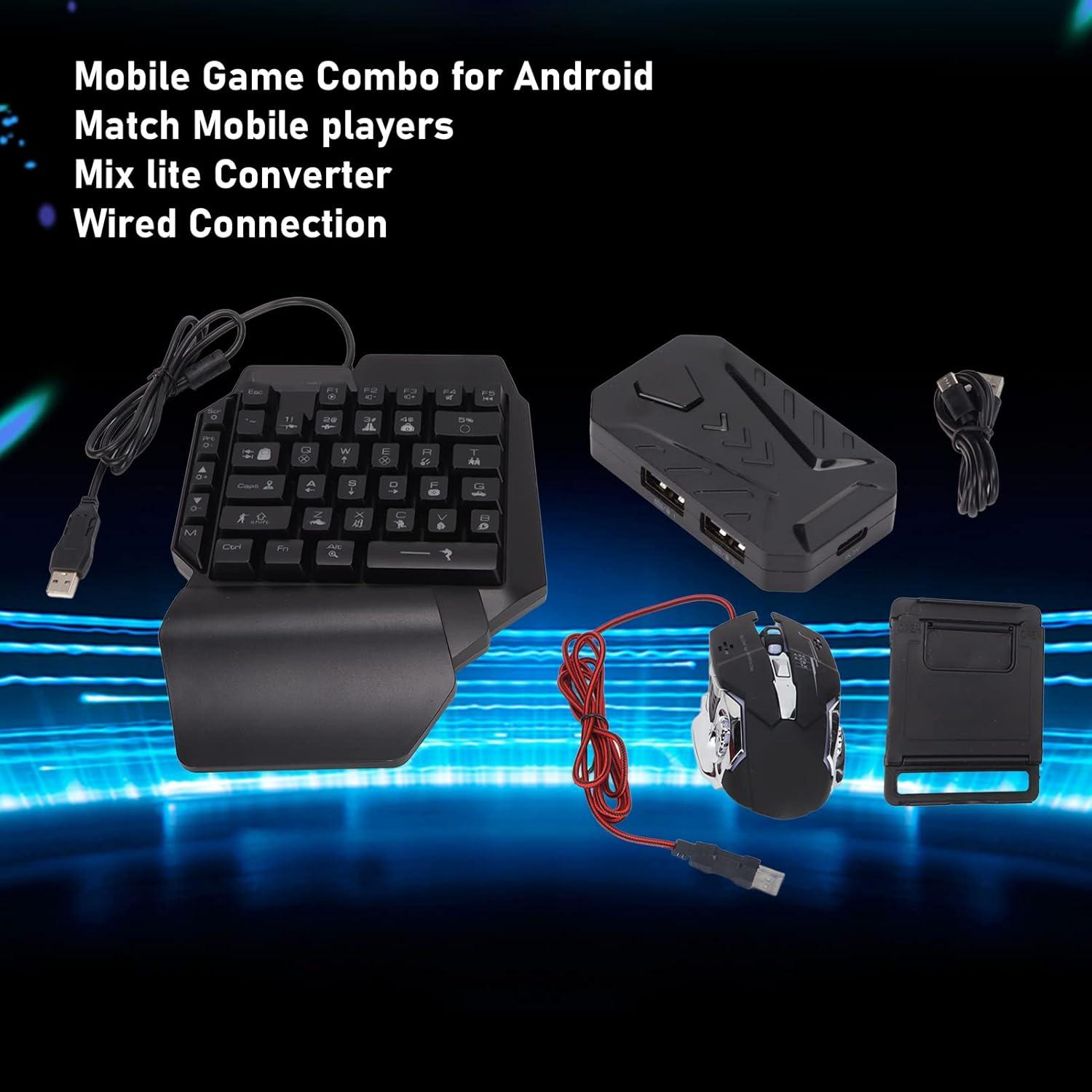Combo Teclado Mecánico y Ratón para Juegos Acogedor RGB