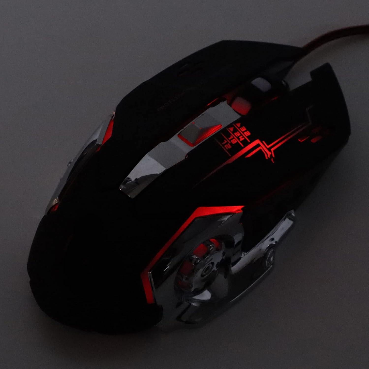 Combo Teclado Mecánico y Ratón para Juegos Acogedor RGB