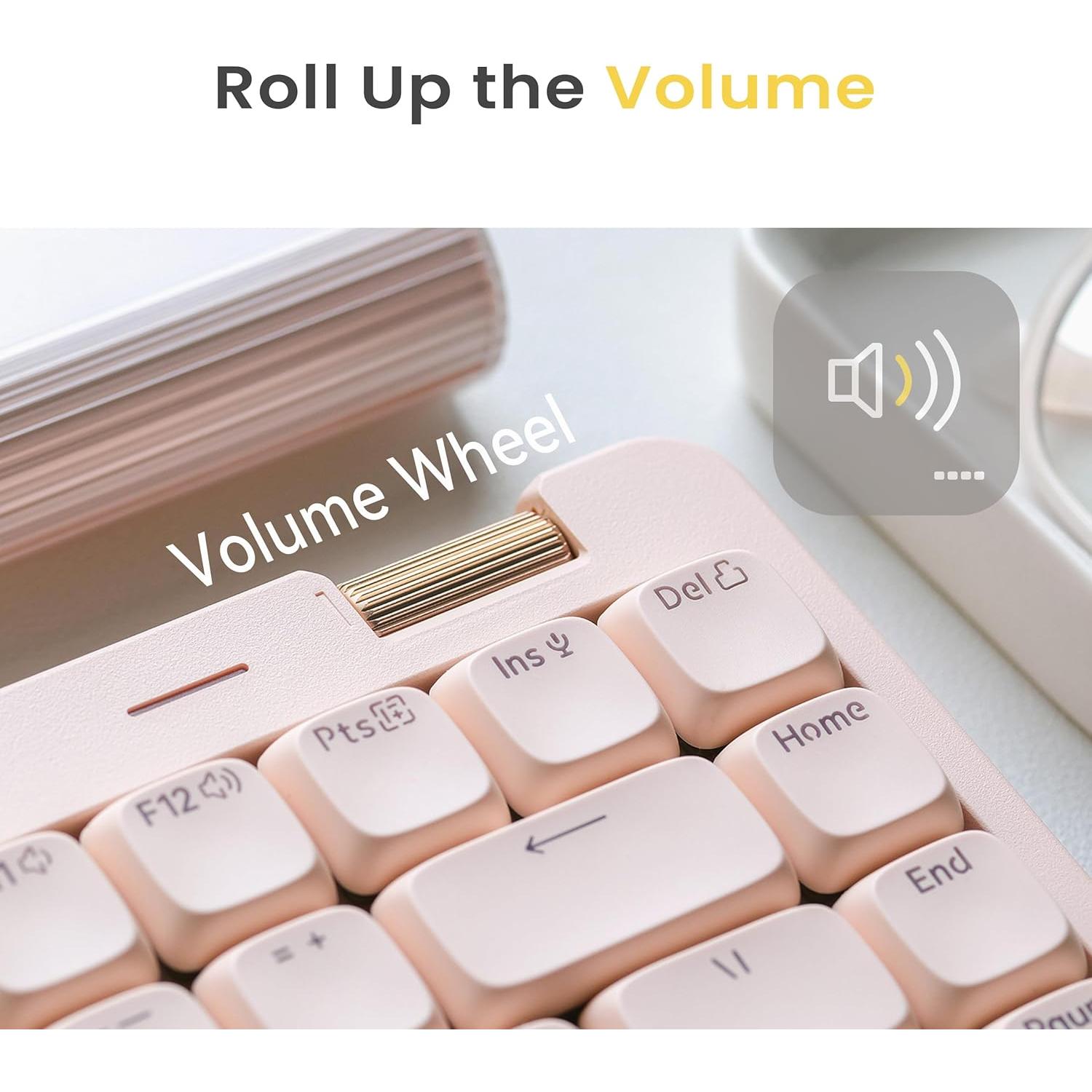 Teclado Mecánico Inalámbrico Lofree Flow Lite 84 Teclas Blanco