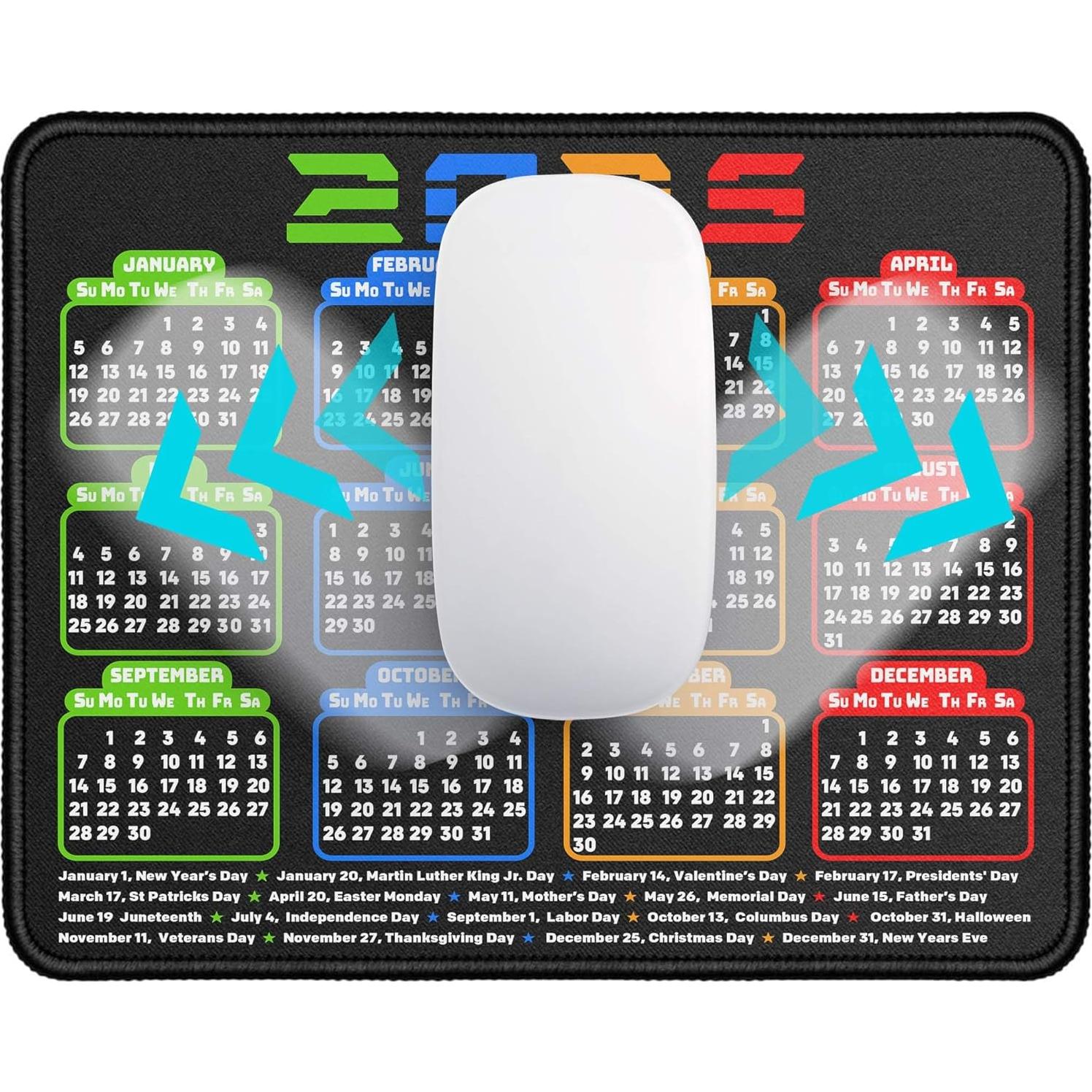 Alfombrilla de ratón TUVLVL negra 24.4x19.8 cm antideslizante