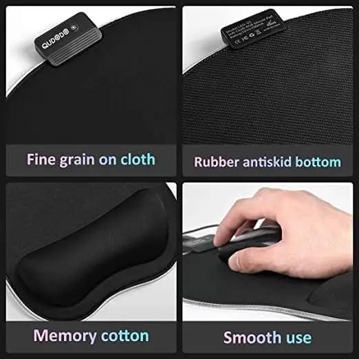 Alfombrilla de Ratón Ergonómica RGB The Celly Plug 28.4x23.6cm