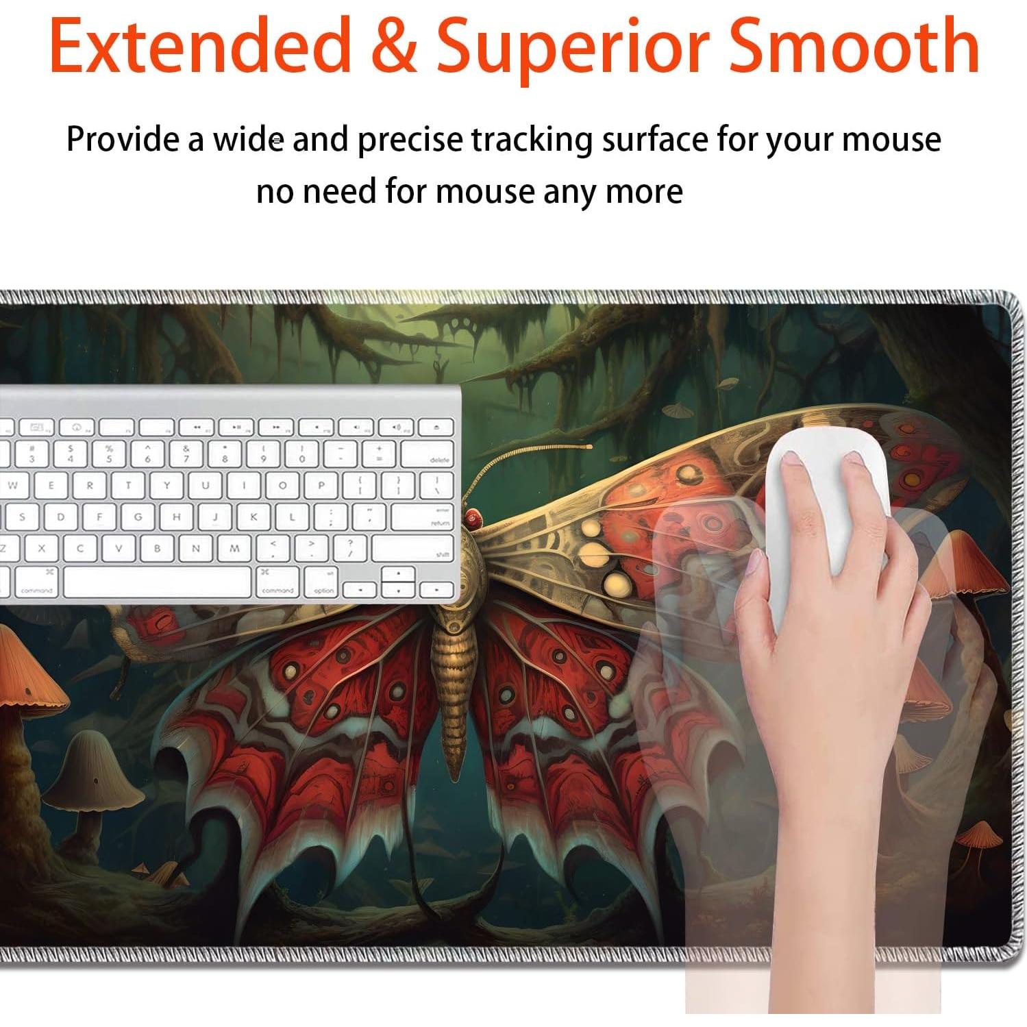 MTG Playmat, Smooth Surface Game Play Pad MTG TCG 24 x 14 inch with Storage Bag, Non-Slip Mouse Pad Card Fighting Game, Mechanical Adjustment