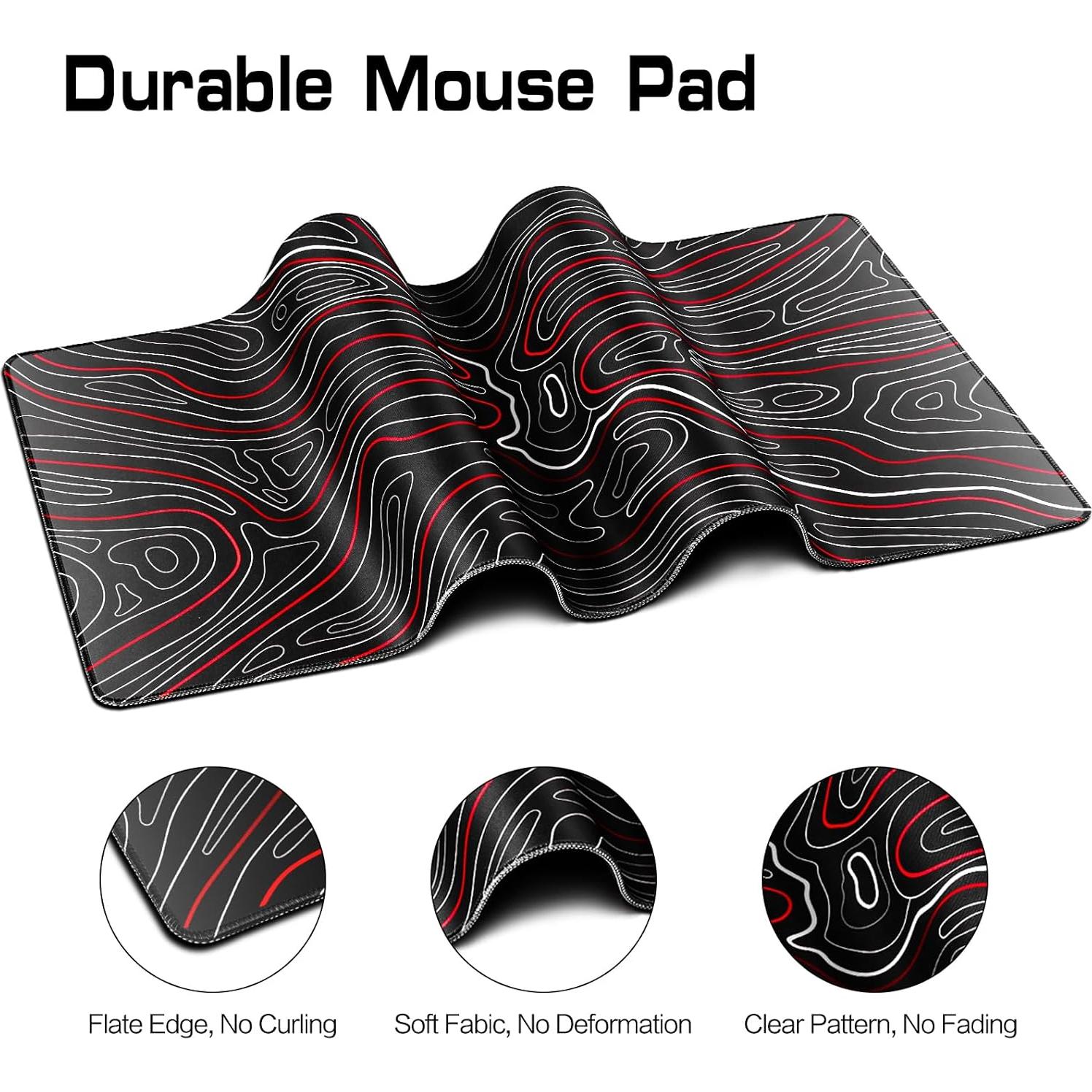 Alfombrilla de Ratón Veecom Grande Antideslizante 80x40cm