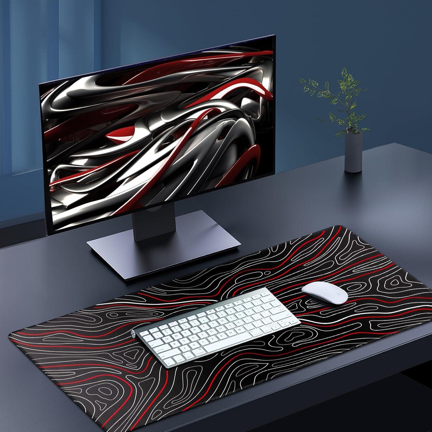 Alfombrilla de Ratón Veecom Grande Antideslizante 80x40cm