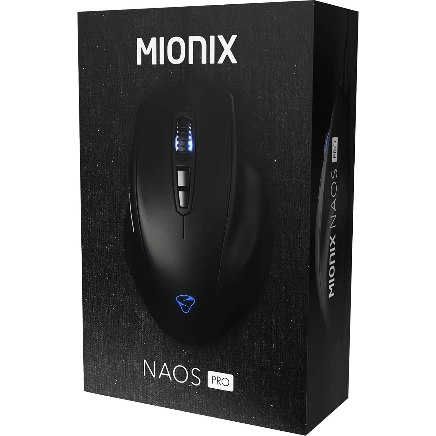 Ratón Gaming Mionix NAOS PRO Cableado 19000 DPI Ergonomico