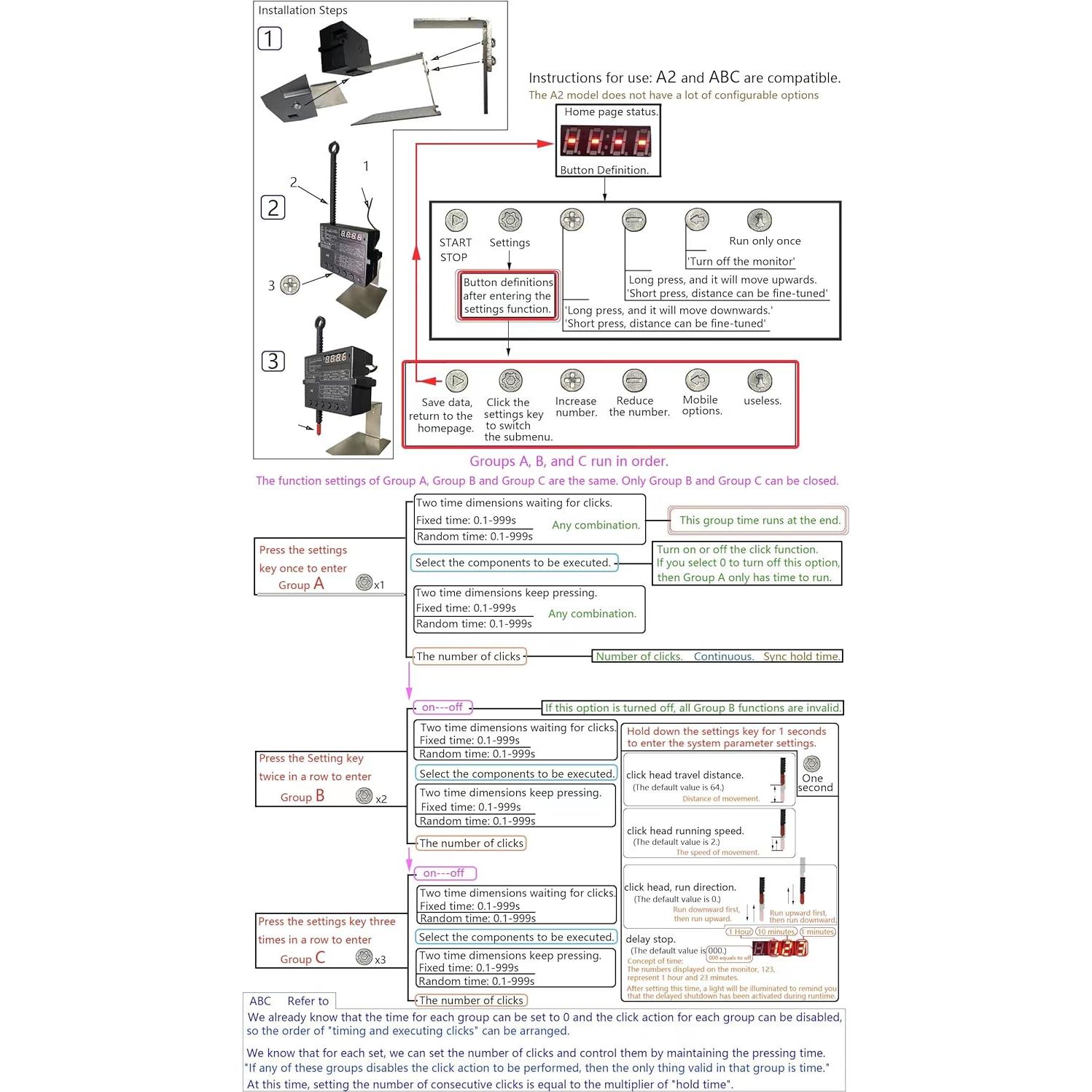 Physical Click Auto Keyboard Clicker Mouse Jiggler Mouse Mover Auto clicking Tool
