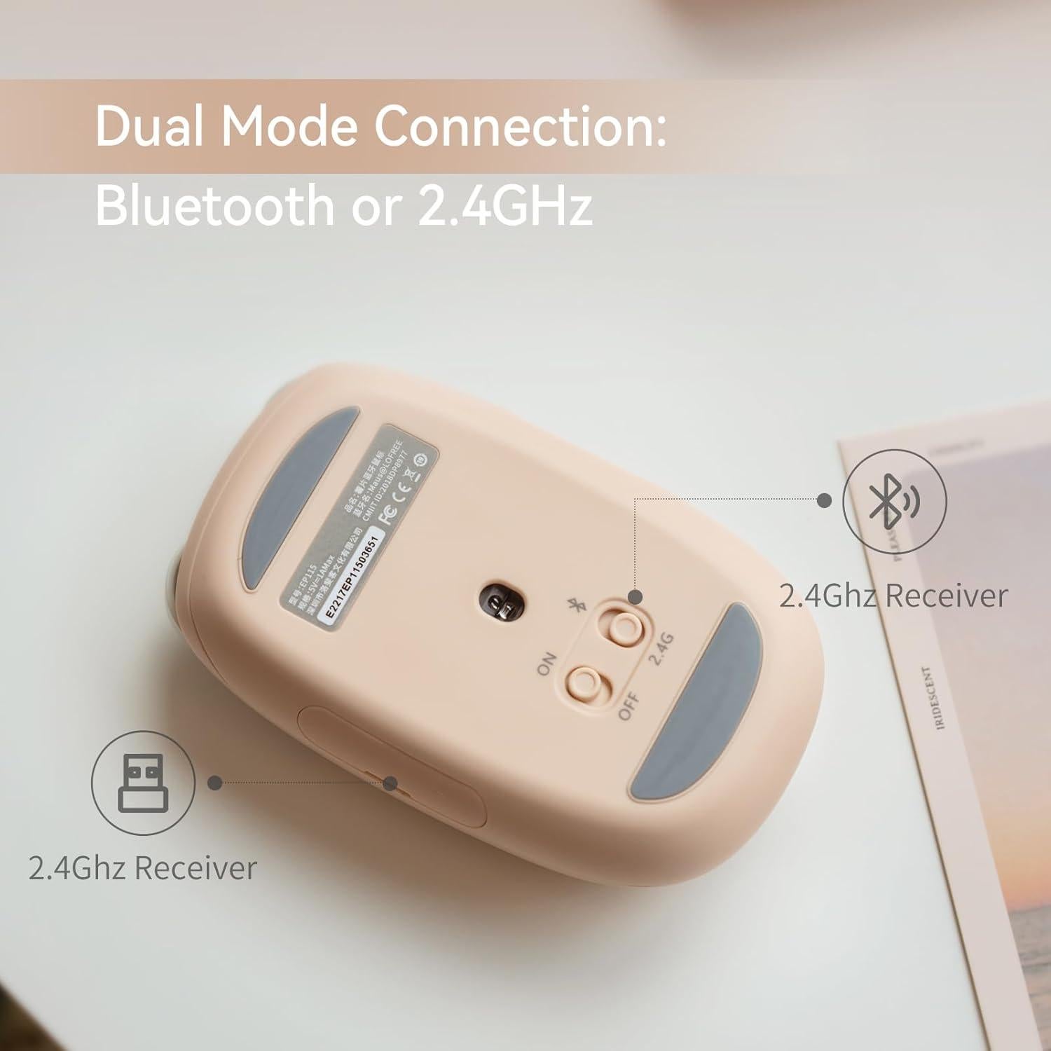 Teclado Mecánico LOFREE DOT 75% con Ratón Bluetooth Ajustable