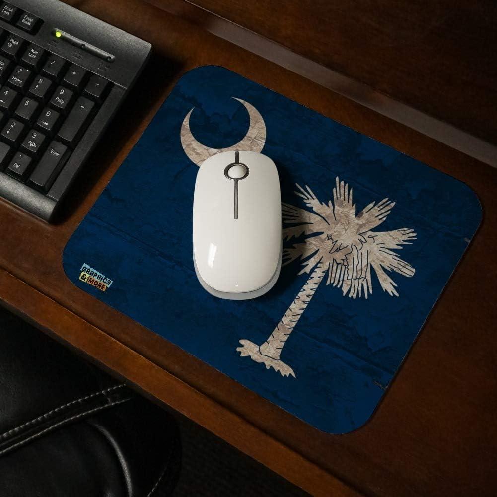 Alfombrilla de Ratón Rústica Bandera Carolina del Sur 23.6x19.8cm