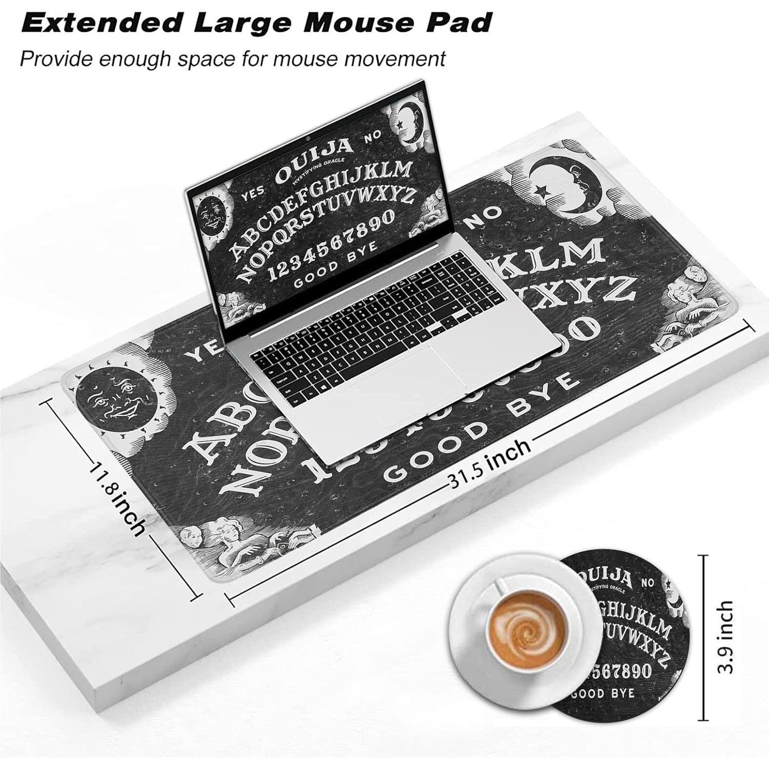 Alfombrilla de Ratón Grande Yuxcfhjfe XL 800x300mm Ergonómica