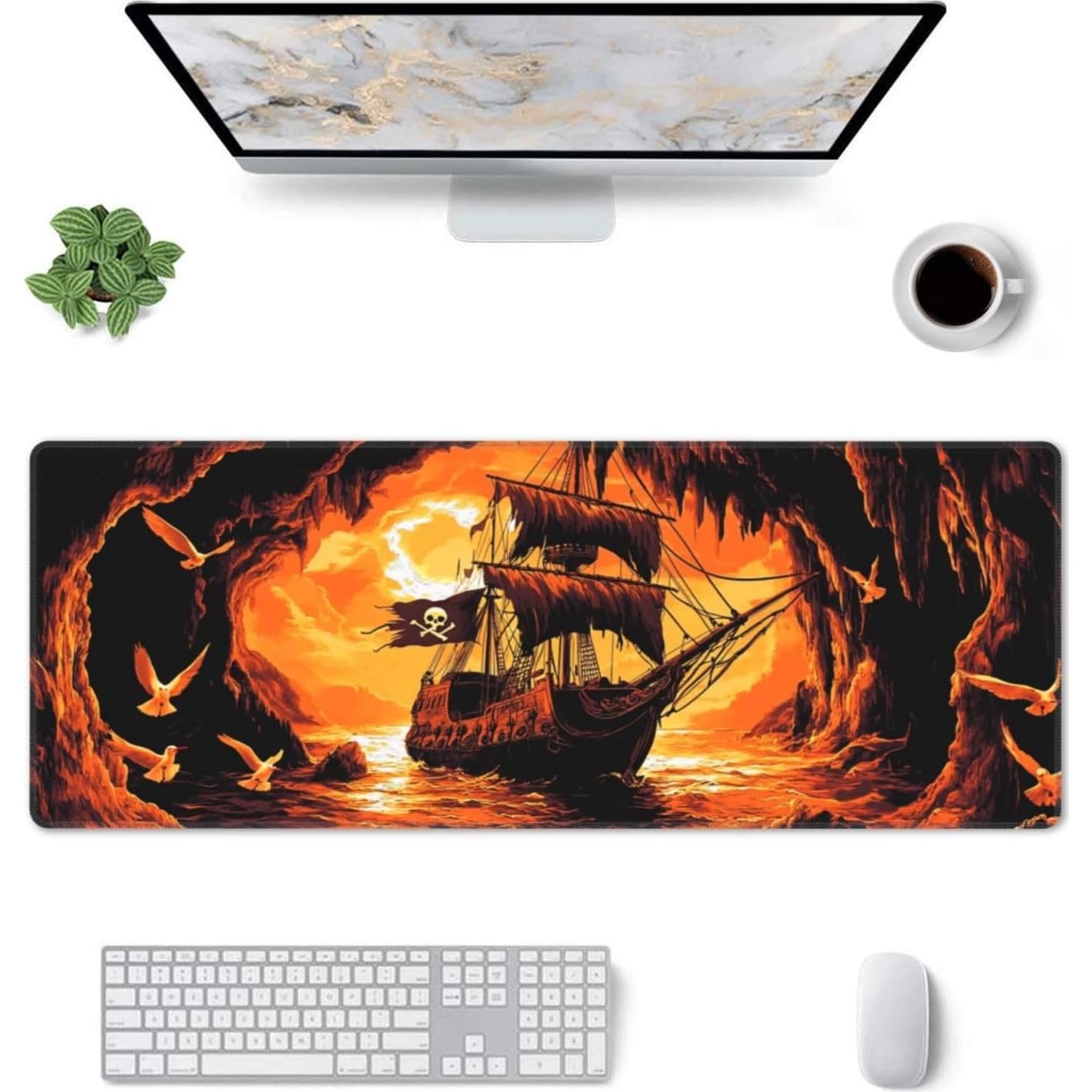 Alfombrilla de Ratón Grande Mqtzyiwx 80x30cm Antideslizante