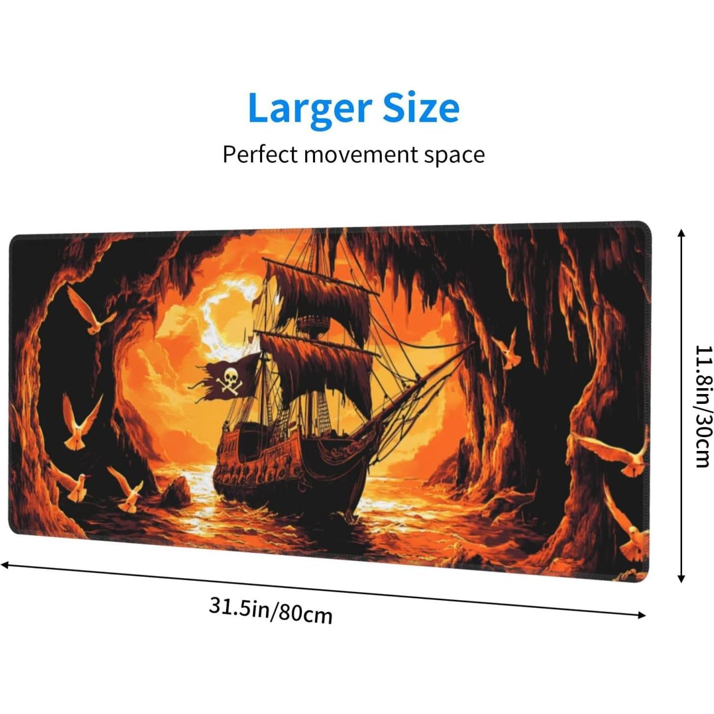 Alfombrilla de Ratón Grande Mqtzyiwx 80x30cm Antideslizante