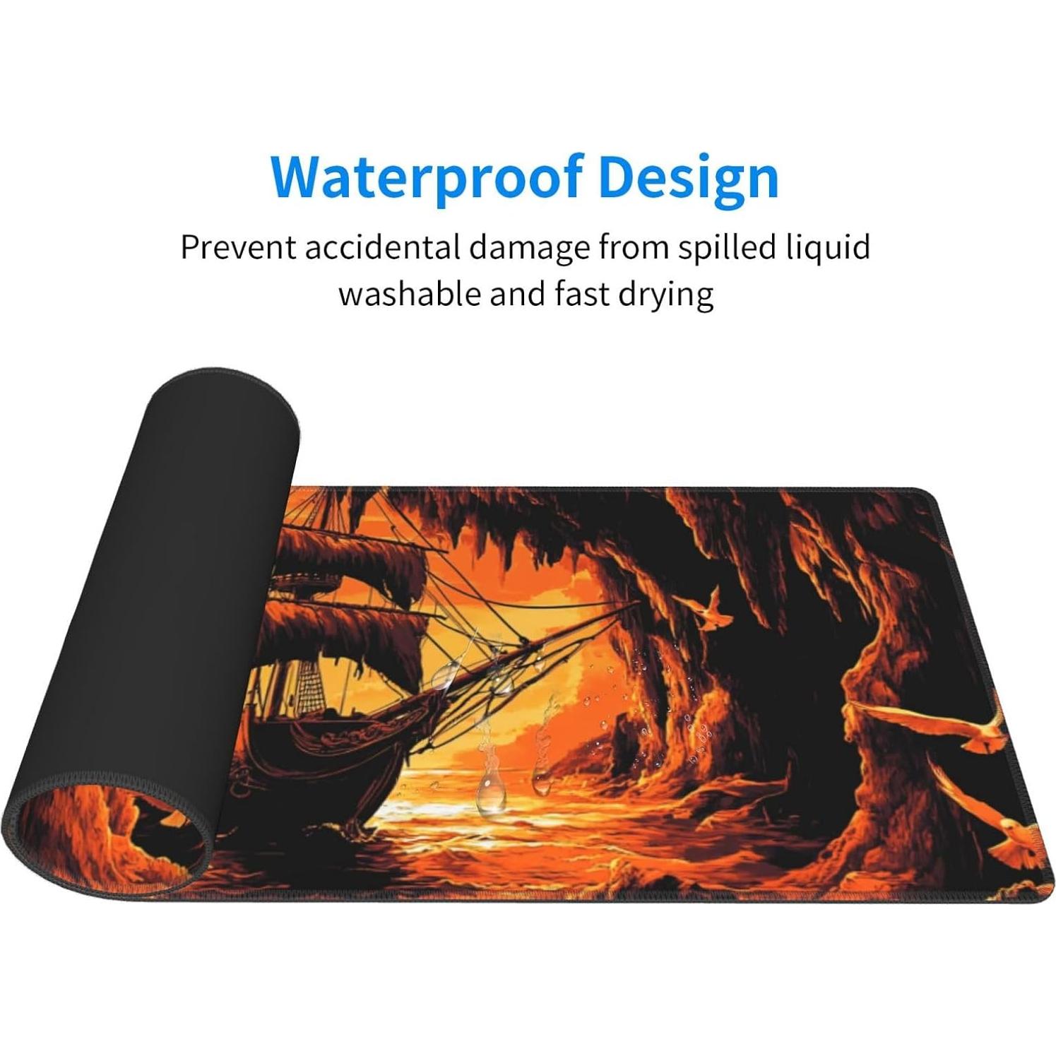 Alfombrilla de Ratón Grande Mqtzyiwx 80x30cm Antideslizante