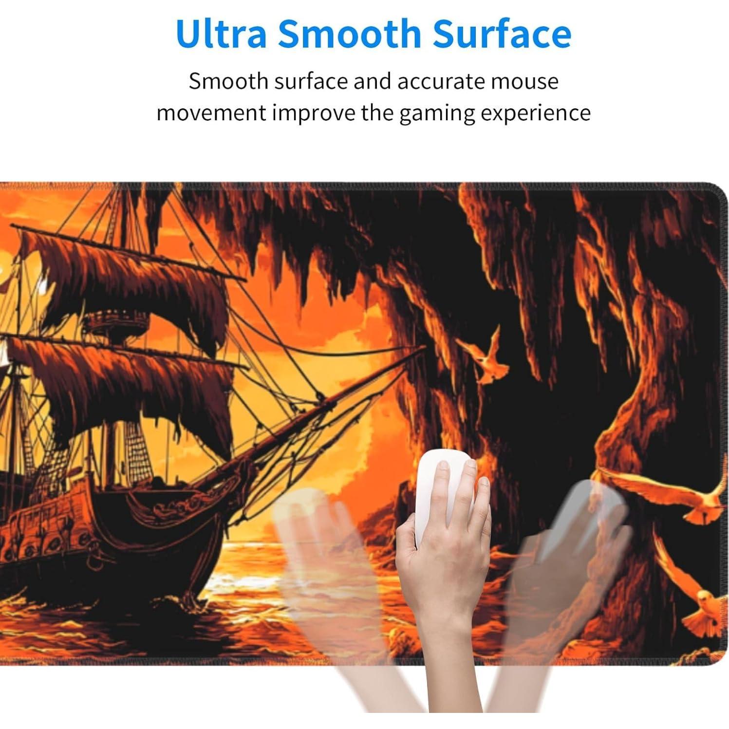 Alfombrilla de Ratón Grande Mqtzyiwx 80x30cm Antideslizante
