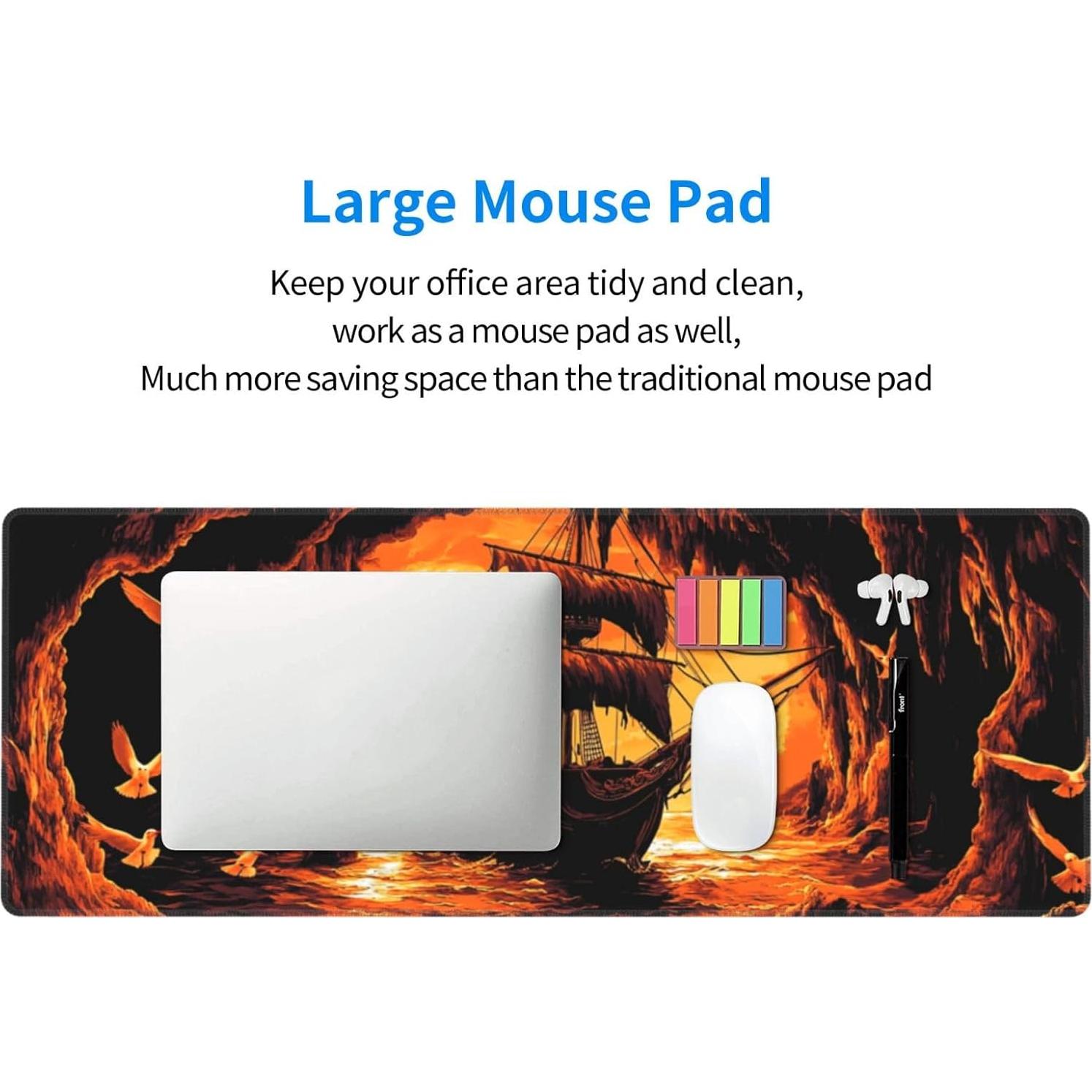 Alfombrilla de Ratón Grande Mqtzyiwx 80x30cm Antideslizante