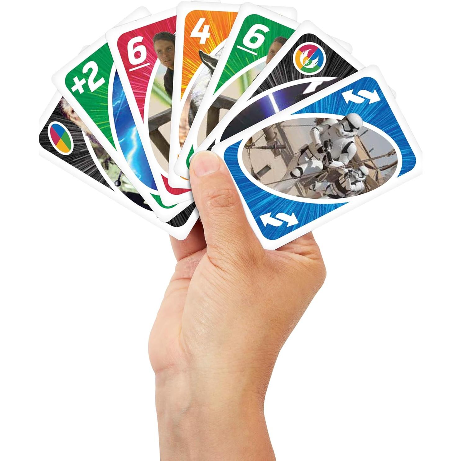 Juego de Cartas UNO Star Wars Mattel 112 Cartas Especial