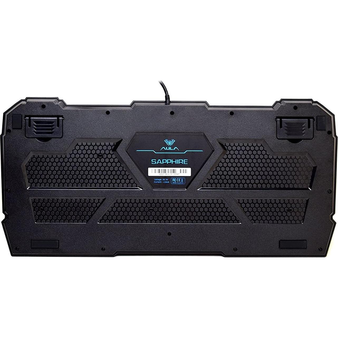 Teclado Mecánico Beastron AULA con Interruptores Azules 104 Teclas