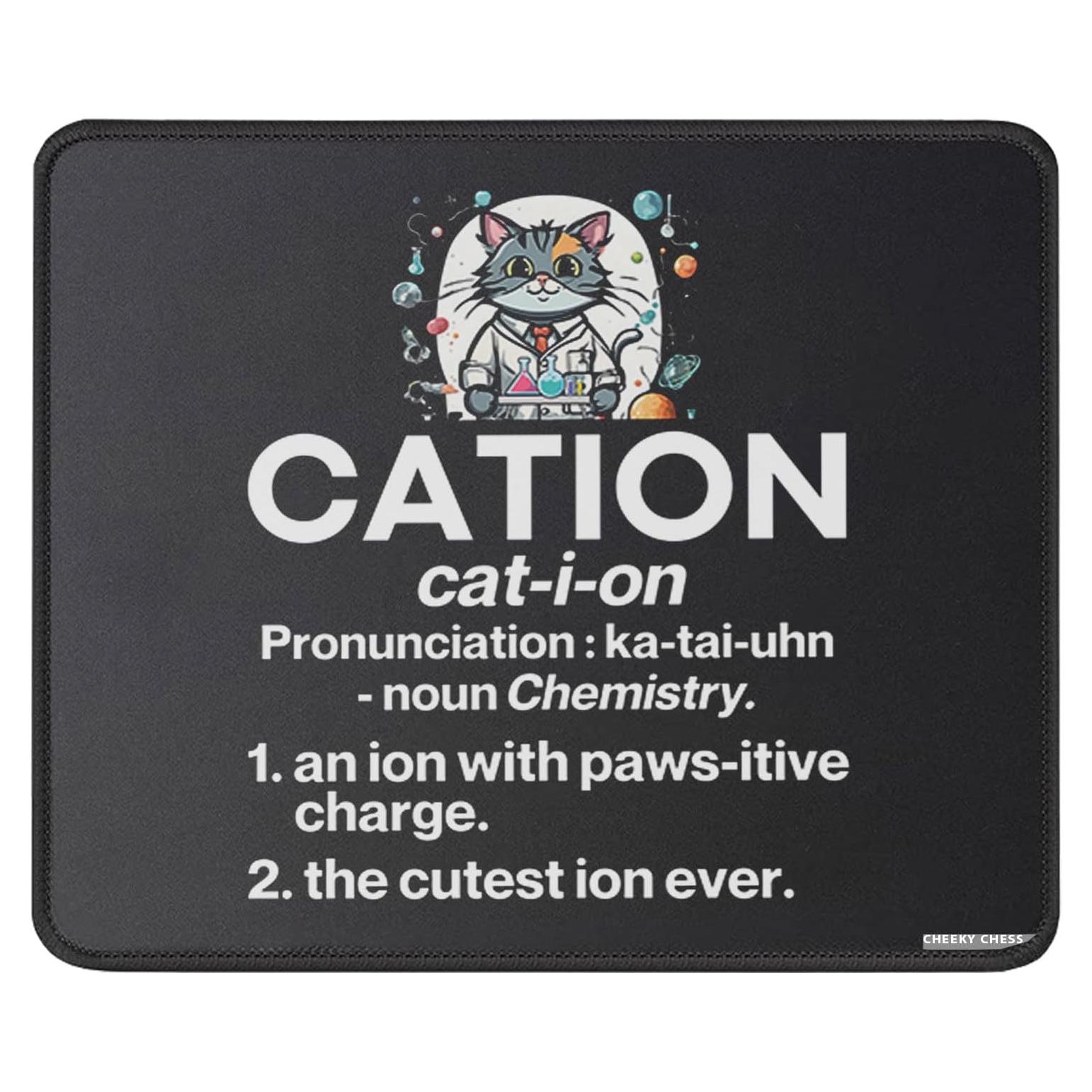 Alfombrilla de Ratón CheekyChess Cation 240x200mm Antideslizante