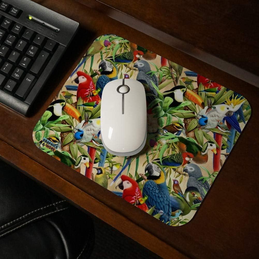 Alfombrilla de Ratón Multicolor Graphics & More Loro Tucán 23.6x19.8cm