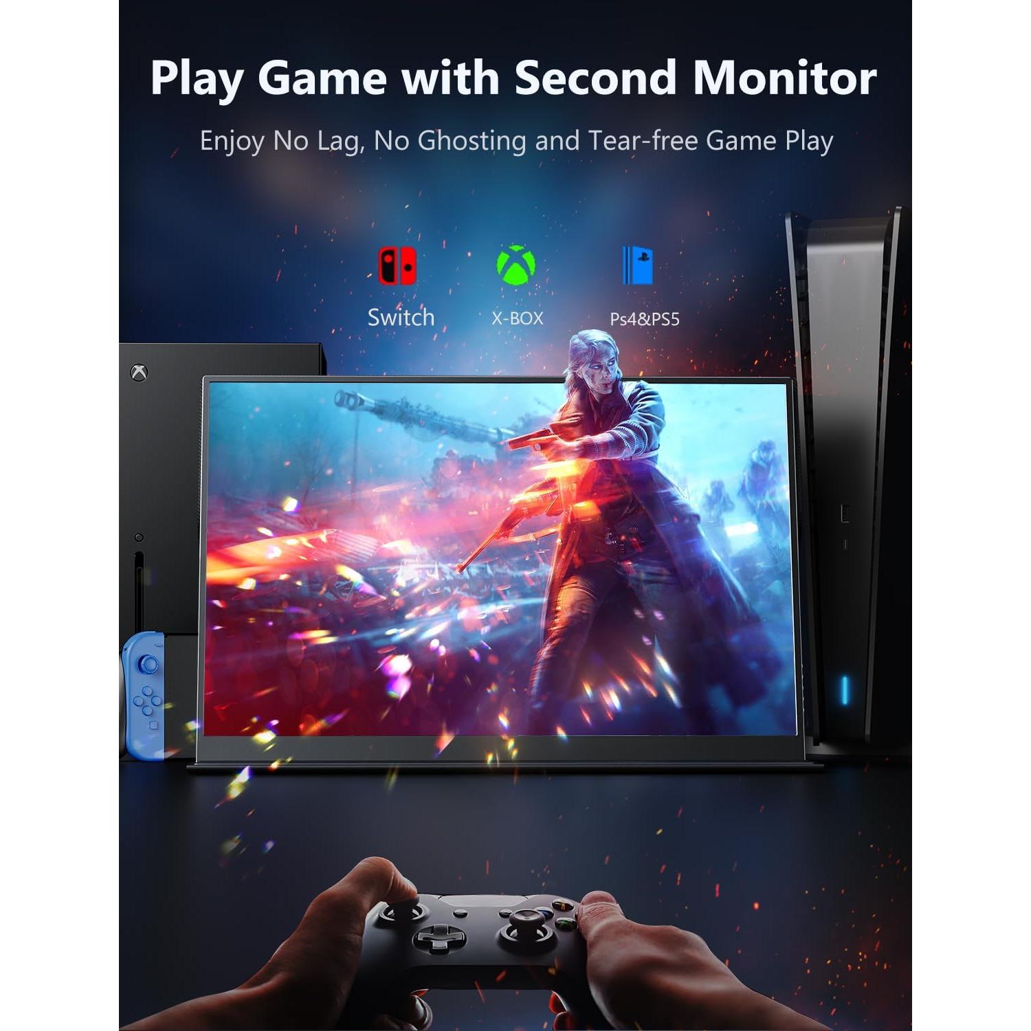 Monitor Portátil MAGICRAVEN 14" 2K IPS Doble USB-C HDMI