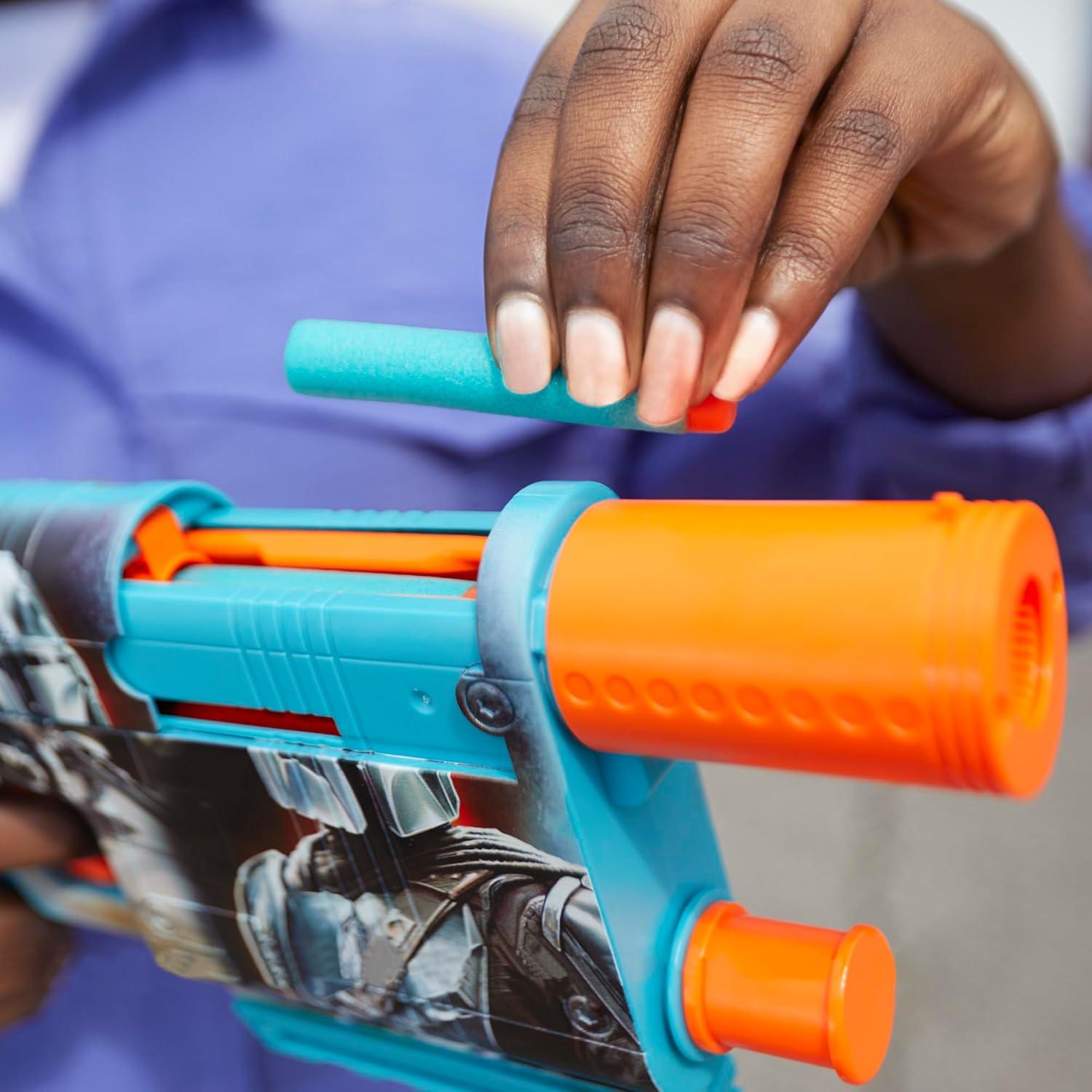 Blaster Nerf Star Wars The Mandalorian 12 Dardos Elite