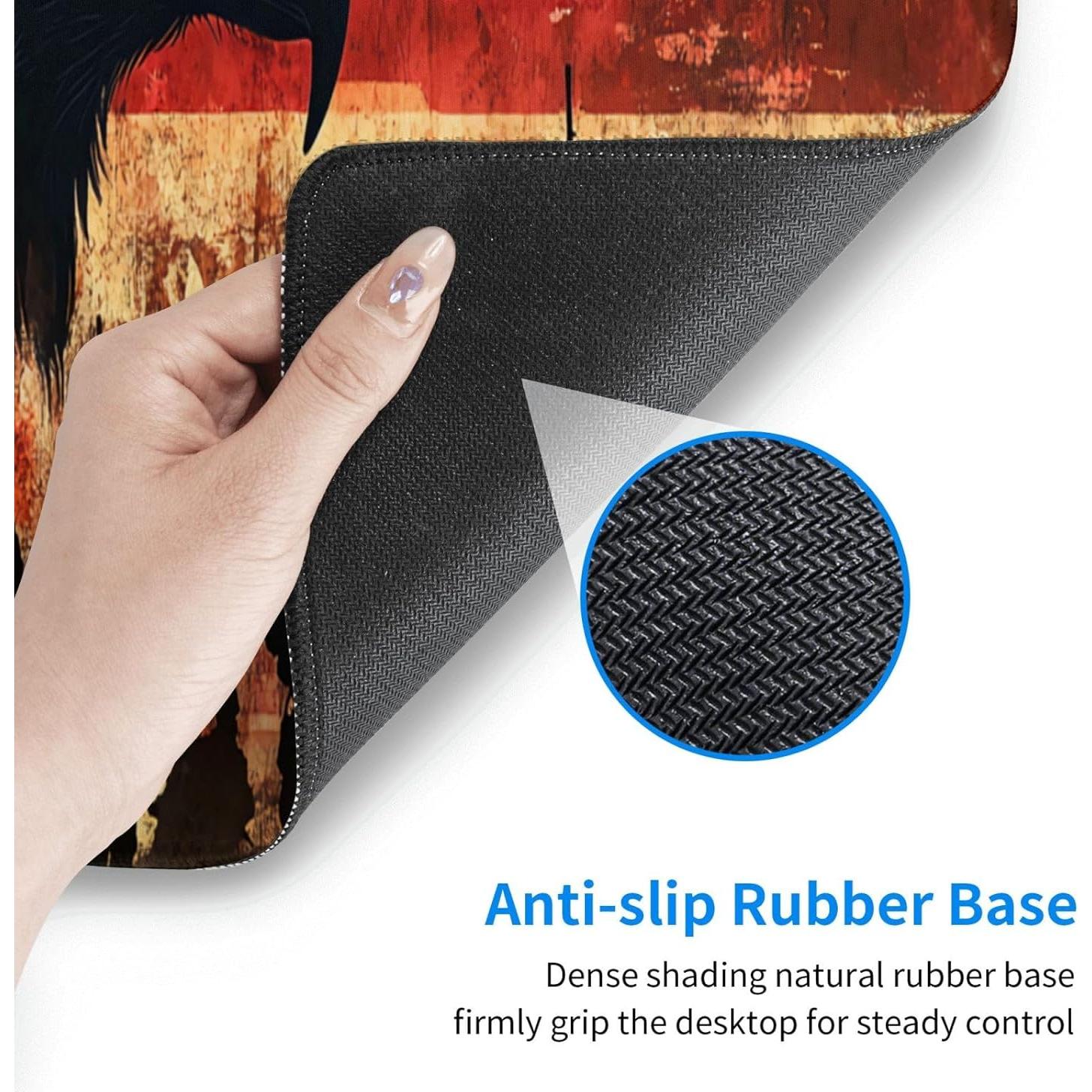 Almohadilla de Ratón Grande Mqtzyiwx XL 80x30cm Antideslizante