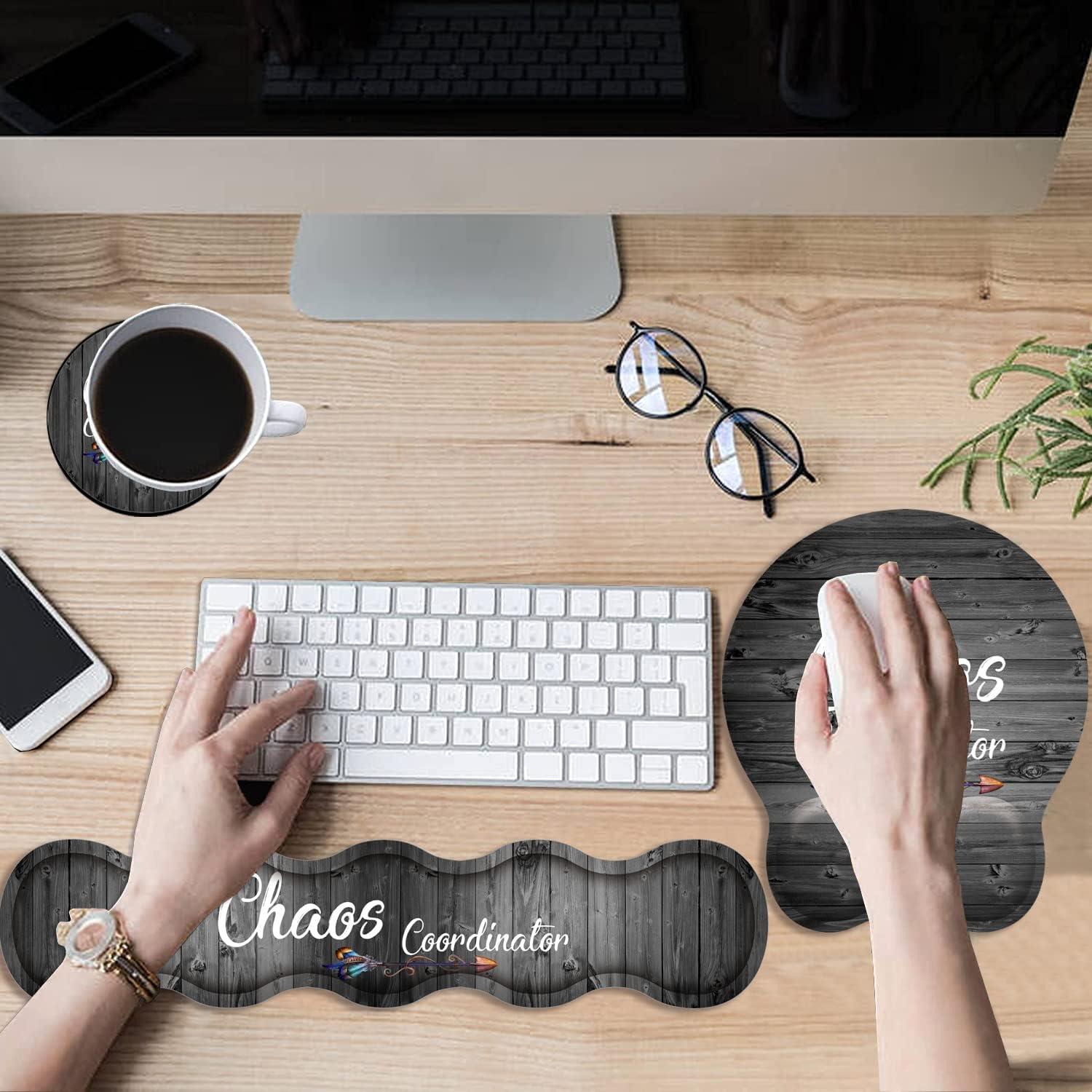 Juego de Almohadillas Ergonómicas VSOJSOJKE para Teclado y Ratón