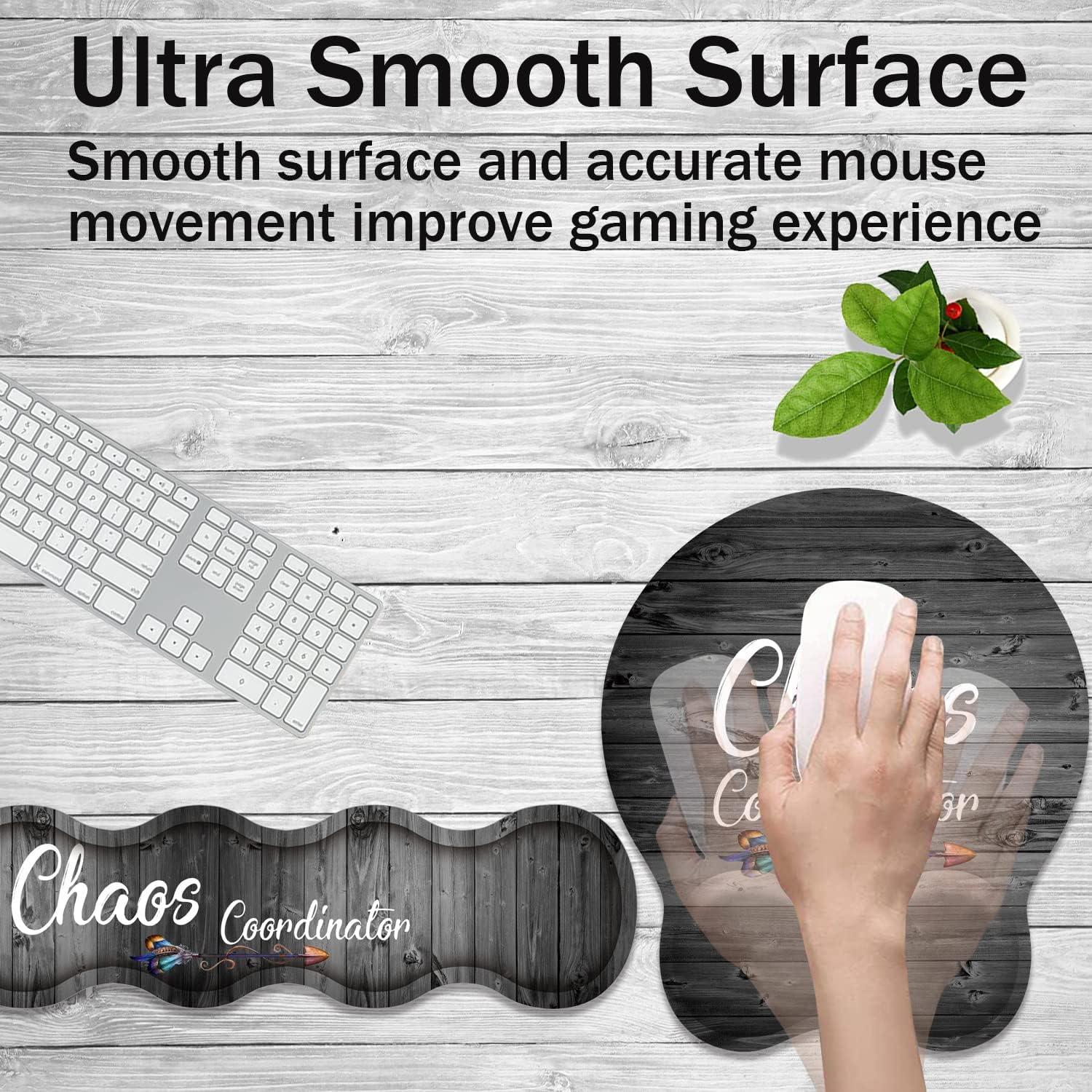 Juego de Almohadillas Ergonómicas VSOJSOJKE para Teclado y Ratón