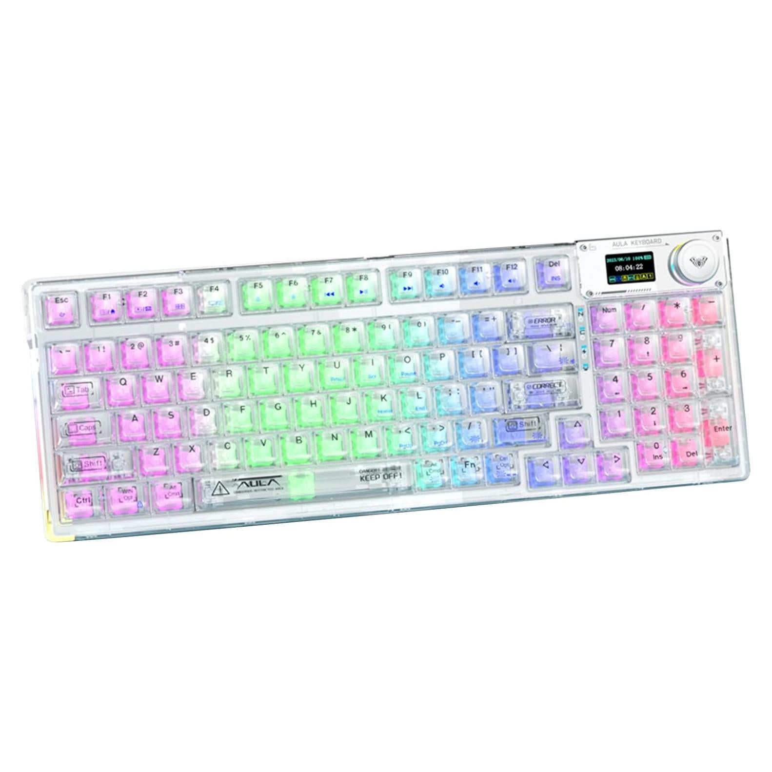 Teclado Mecánico Intercambiable Odpaltoy F98pro RGB 95 Teclas