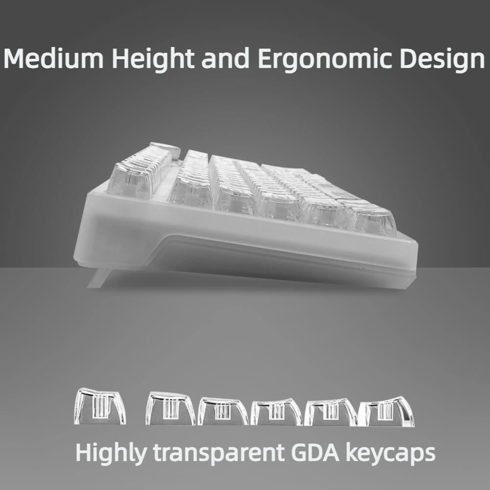 Teclado Mecánico Intercambiable Odpaltoy F98pro RGB 95 Teclas