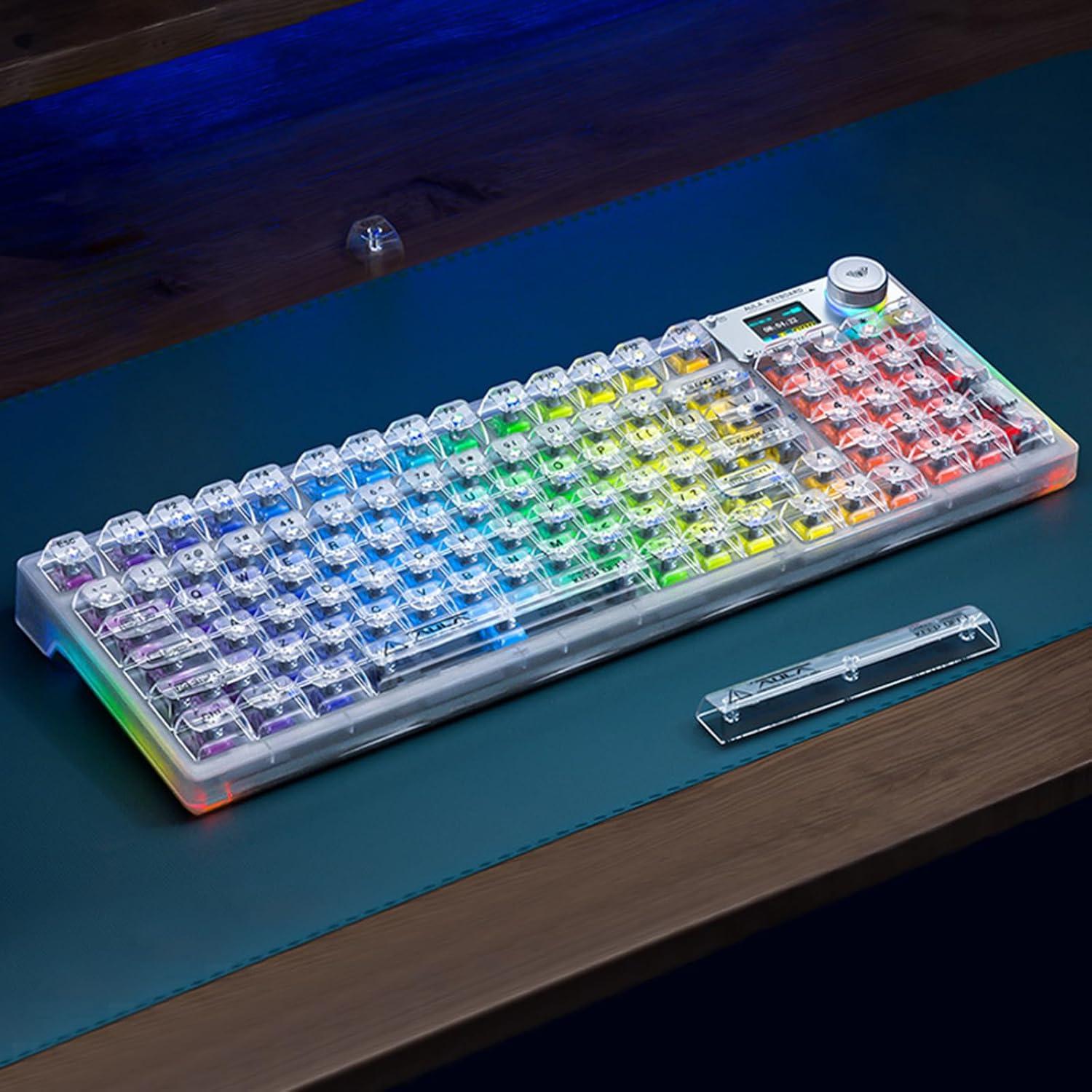 Teclado Mecánico Intercambiable Odpaltoy F98pro RGB 95 Teclas
