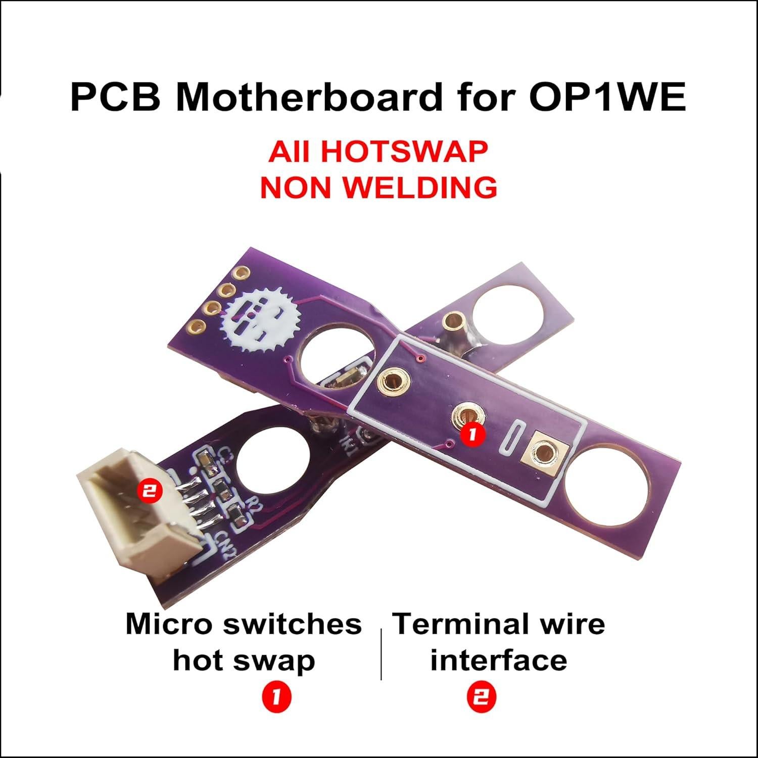 Kit PCB Hot-Swap para Ratón Hokeyio OP1we - Soluciona Doble Clic