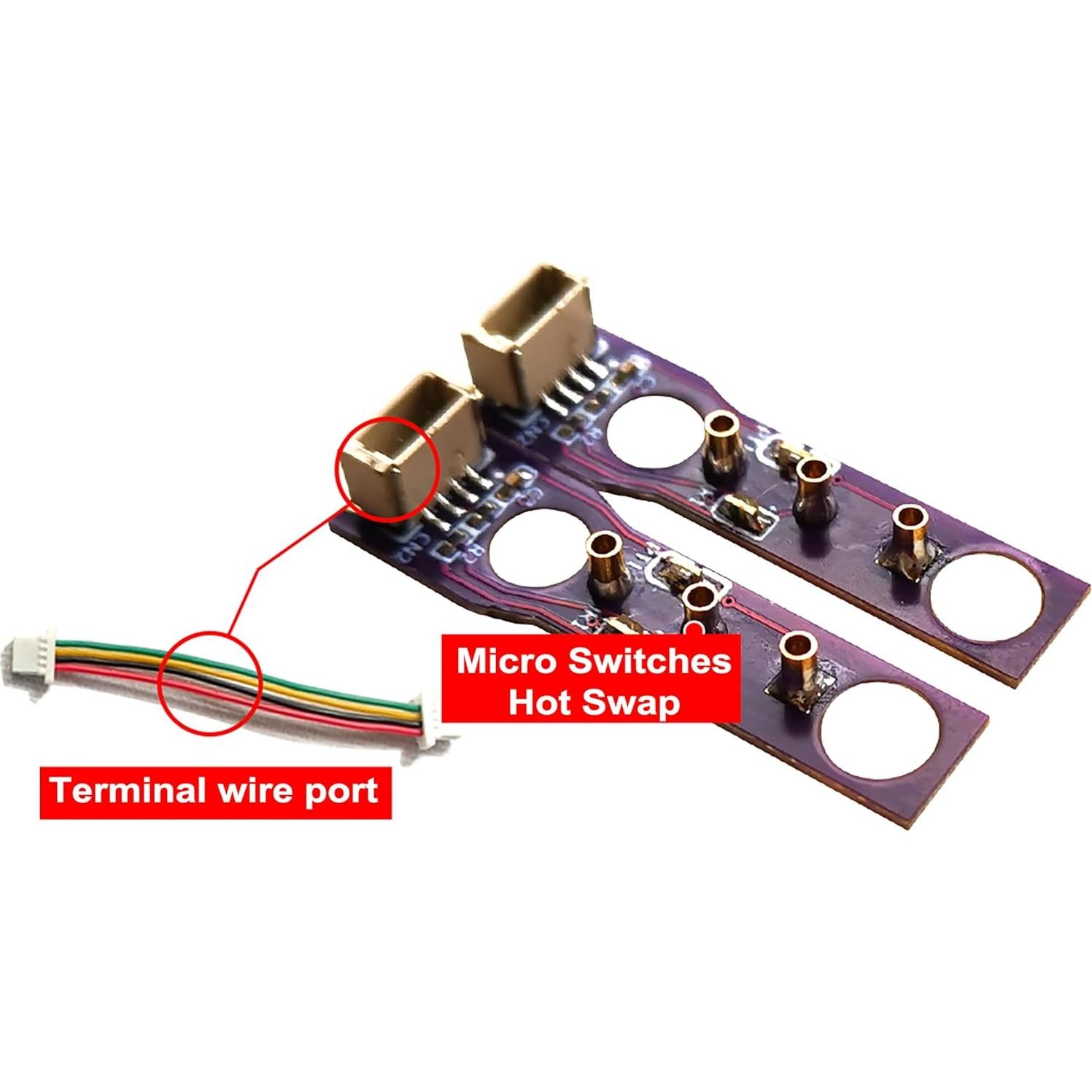 Kit PCB Hot-Swap para Ratón Hokeyio OP1we - Soluciona Doble Clic