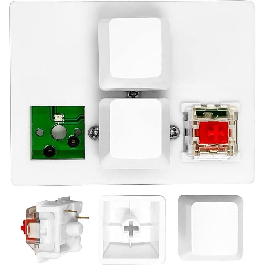 USB Mini 4-Key Keypad One-Handed Mechanical Gaming Keyboard Programming Macro Pad RGB Keypad for Windows Mac OSU HID Standard Keyboard with Red Hot Swappable Switch USB-C Keyboards