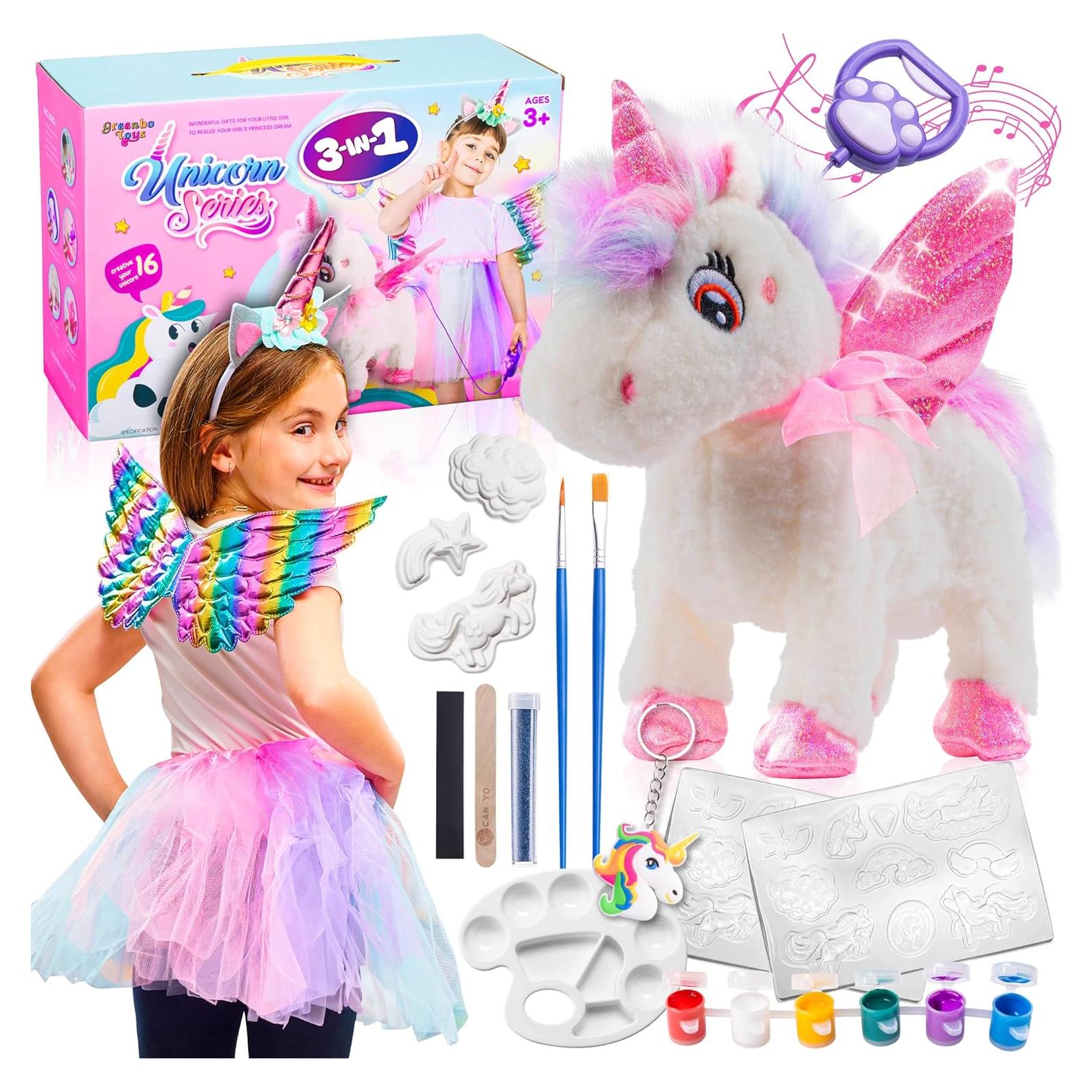 Juguete Unicornio Greenbo Interactivo 0.91kg 12x9x5cm